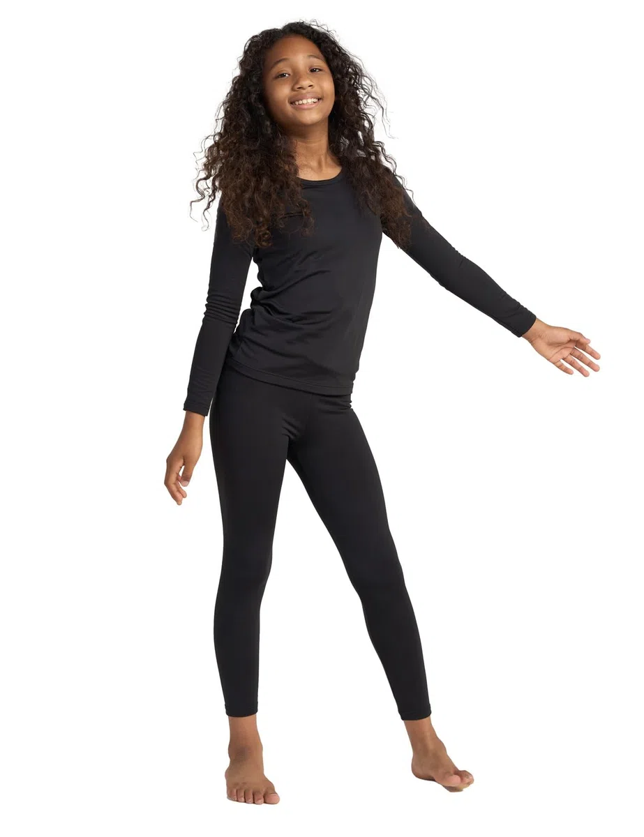 LAPASA Ensemble de sous-Vêtements Thermiques Fille 4-13 Ans Léger et Chaud Hiver Maillot de Corps & Pantalon G03