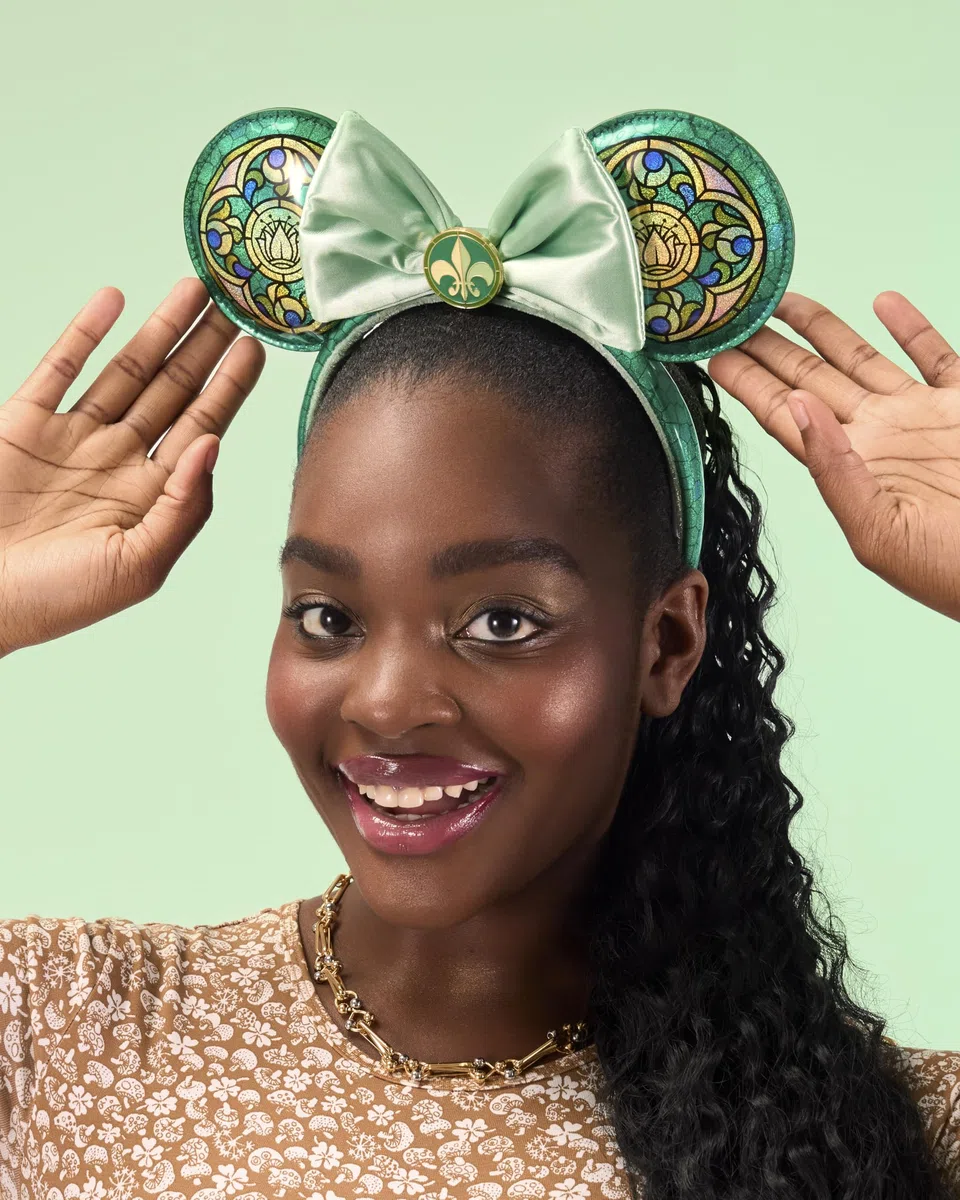 Loungefly - Disney - Tiana - Stained Glass Collection - Headband - Idée cadeau - Produits dérivés officiels - Pour garçons, filles, hommes et femmes - Fans de cinéma