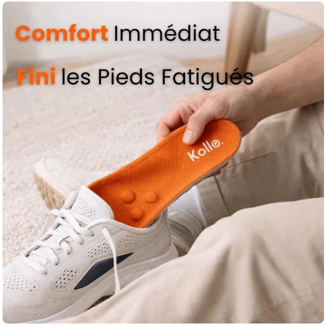SWZEC Semelle Kollo Original,Soulagez Vos Pieds Des LePremier Pas. Confort De MassageToute La Journee.