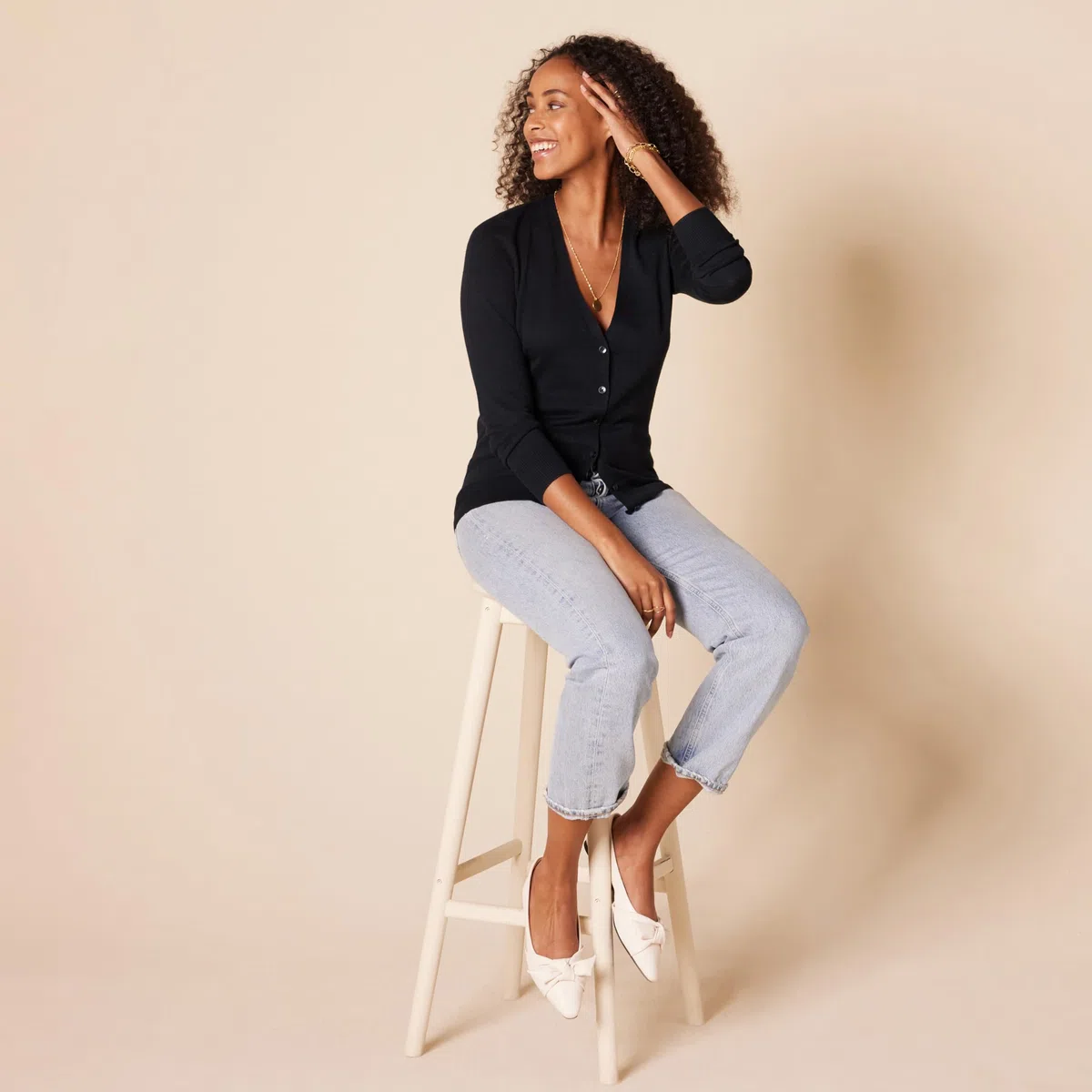 Amazon Essentials Pull Cardigan Léger Femme