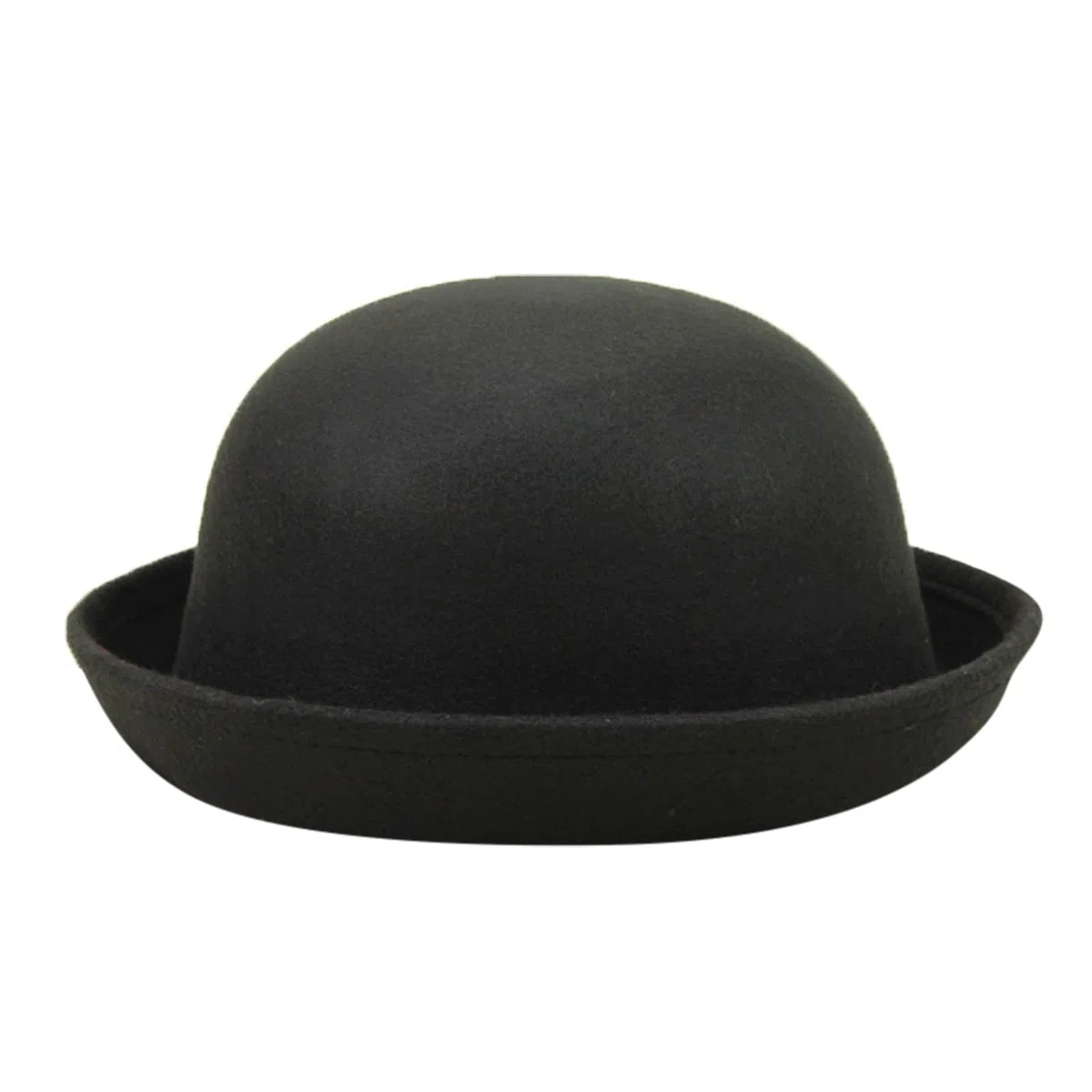 Bucket Hats Élégant Adults Solide Chapeau Retroussé Bord Panama Melon Chapeau Seau Homme Femme Classique Lin Rond Melon Accessoire Mode