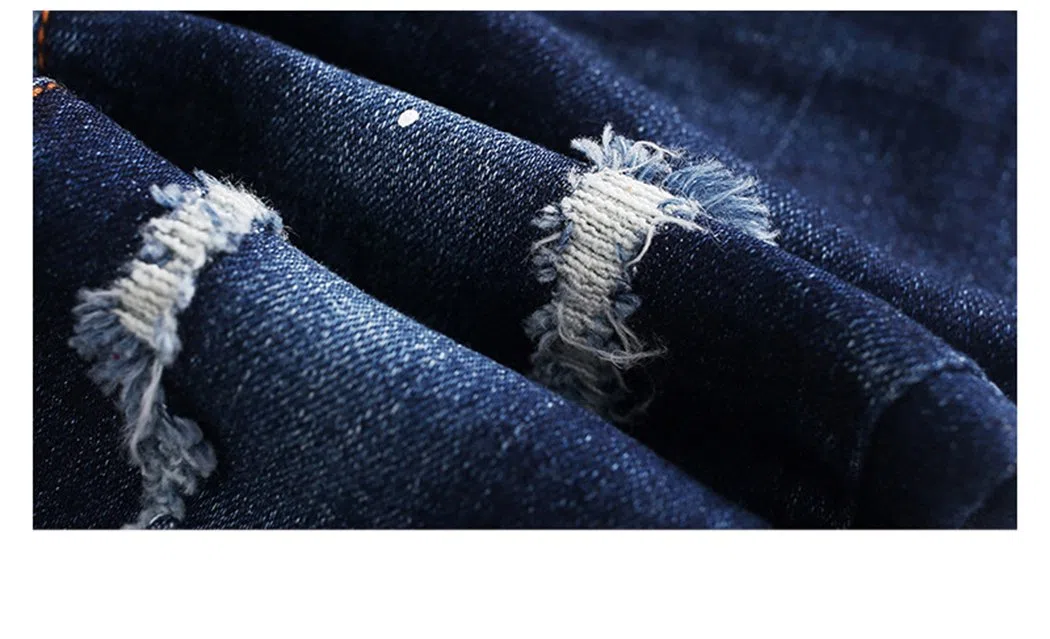 KIDSCOOL SPACE Jeans Bébé Fille Garçon,Petit Pantalon Denim Déchiré Taille Élastique pour Enfant