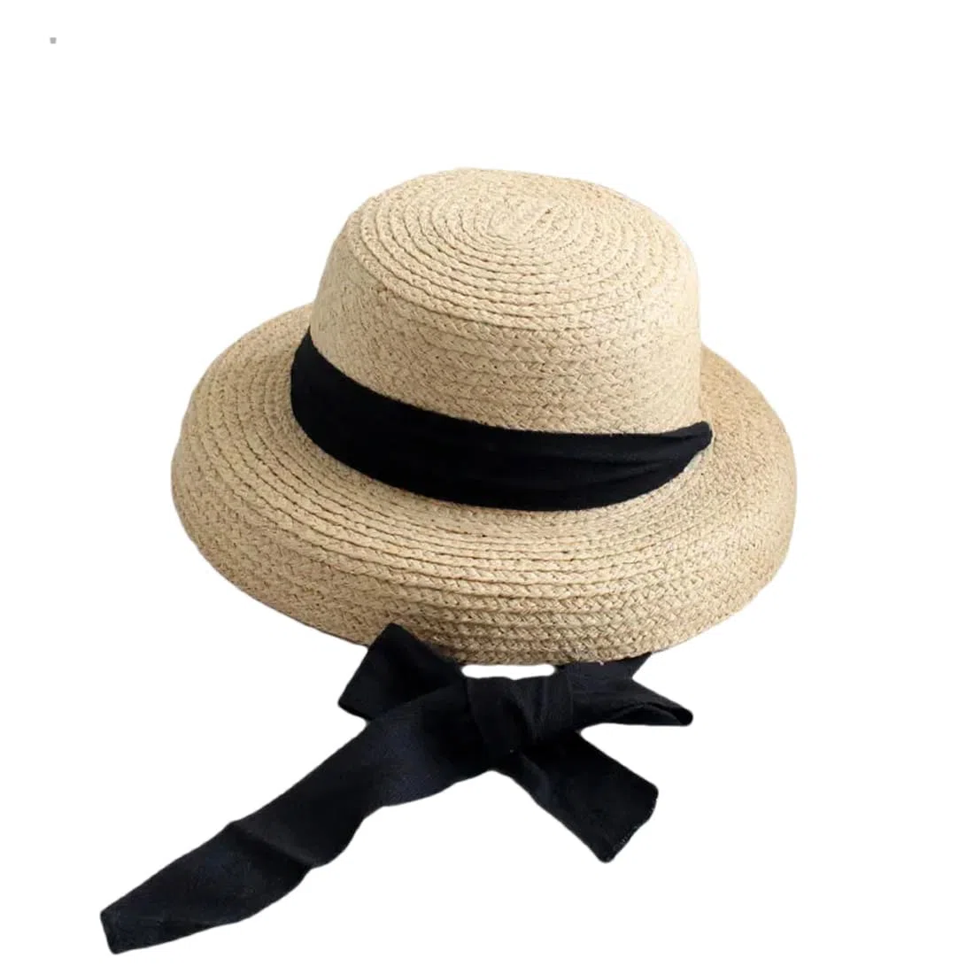 UIOKLMJH Fedoras Chapeau de paille à bord court pour femme