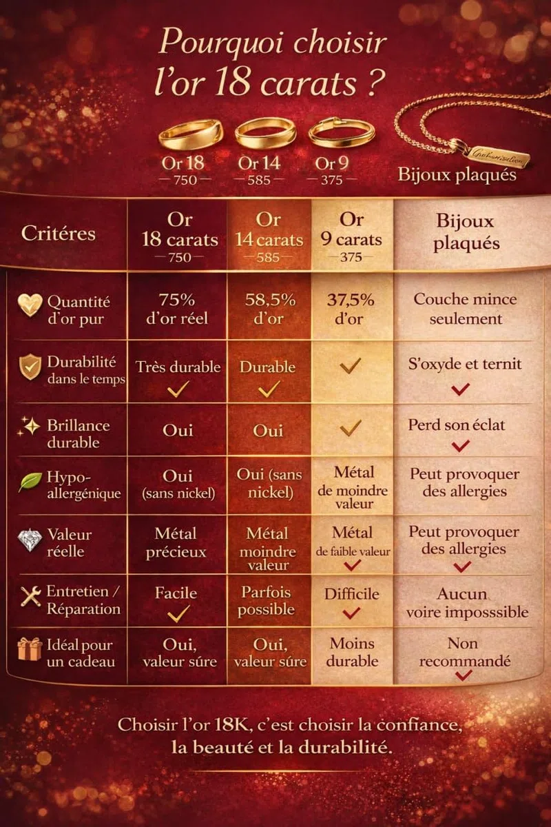 Pendentif – or 18 carats – 0.34 gr – feuille de trèfle porte-bonheur, bijou artisanal – Valeur refuge – Idée cadeau – poinçon 750 – Certificat d’authenticité – Salia Gold Paris