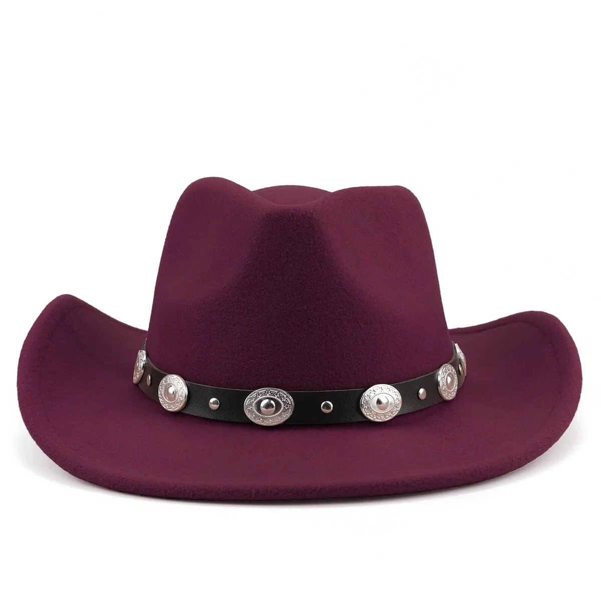 DRESHOW Chapeau Fedora à Large Bord pour Femme avec Boucle de Ceinture Rétro Panama Floppy Hat