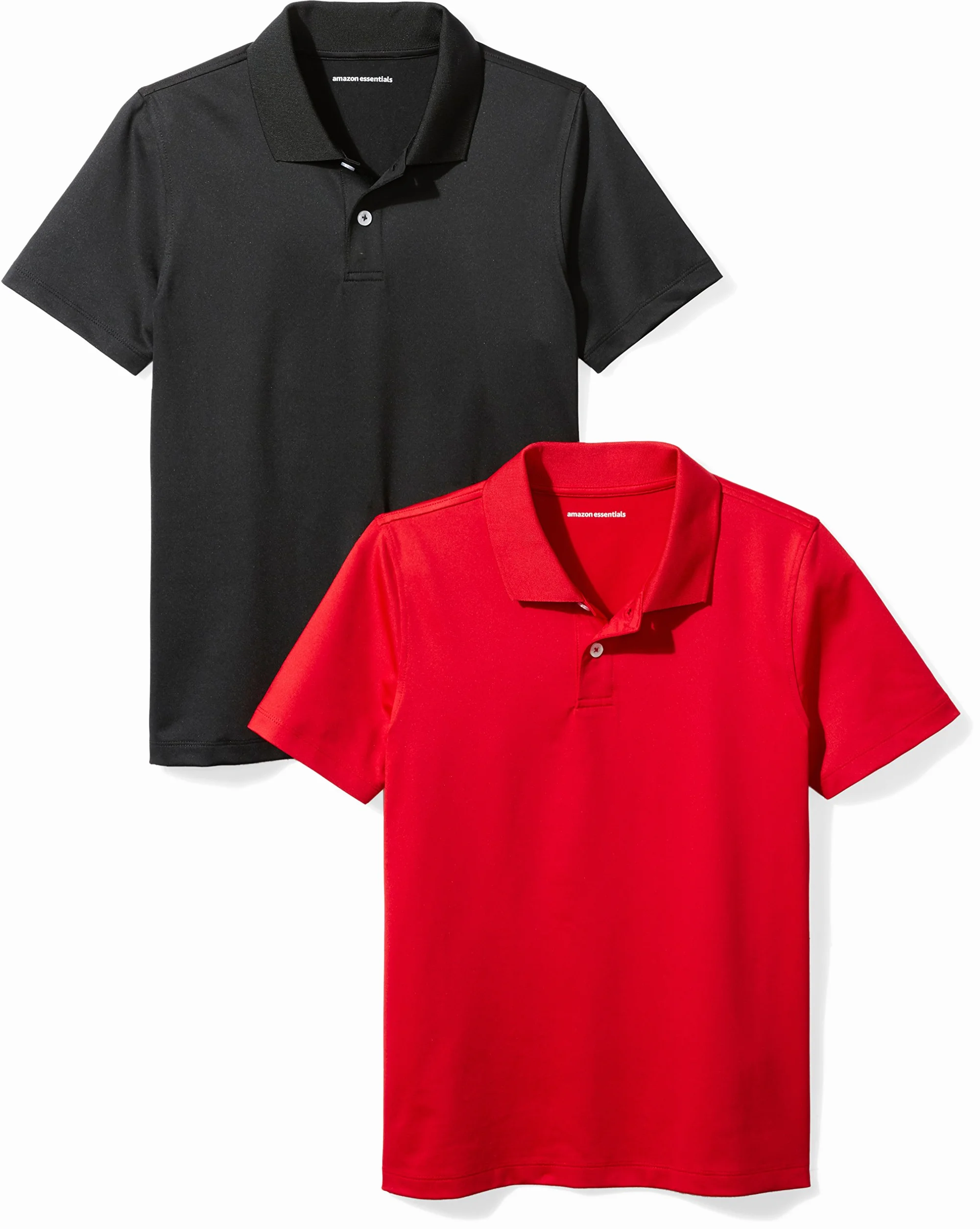 Amazon Essentials Garçon Polos Active Performance à Manches Courtes