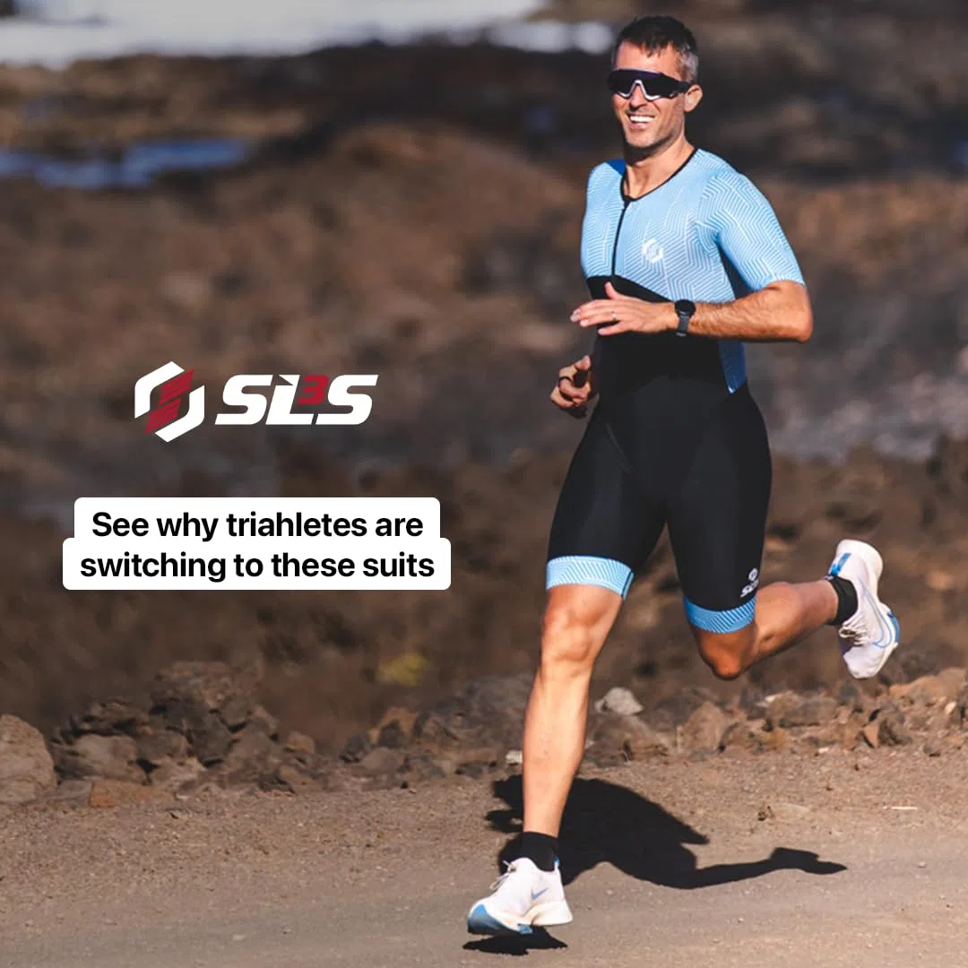 SLS3 Combinaison de Triathlon Pour Homme - Manches Aérodynamiques, Pro FX Fabrics - Qualité Supérieure