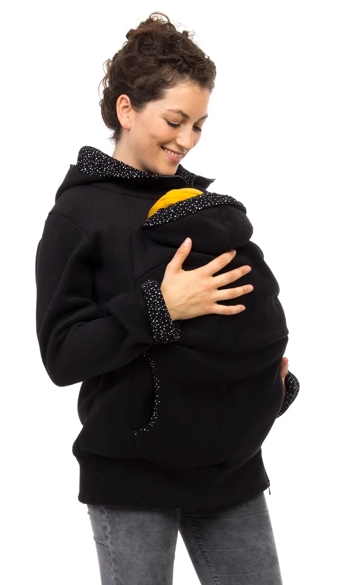 Viva la Mama AHOI Veste kangourou pour bébé en polaire