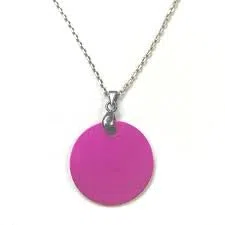 Générique Petit médaillon pourpre Tesla de 2,5 cm de diamètre, résonance énergétique de 40 cm