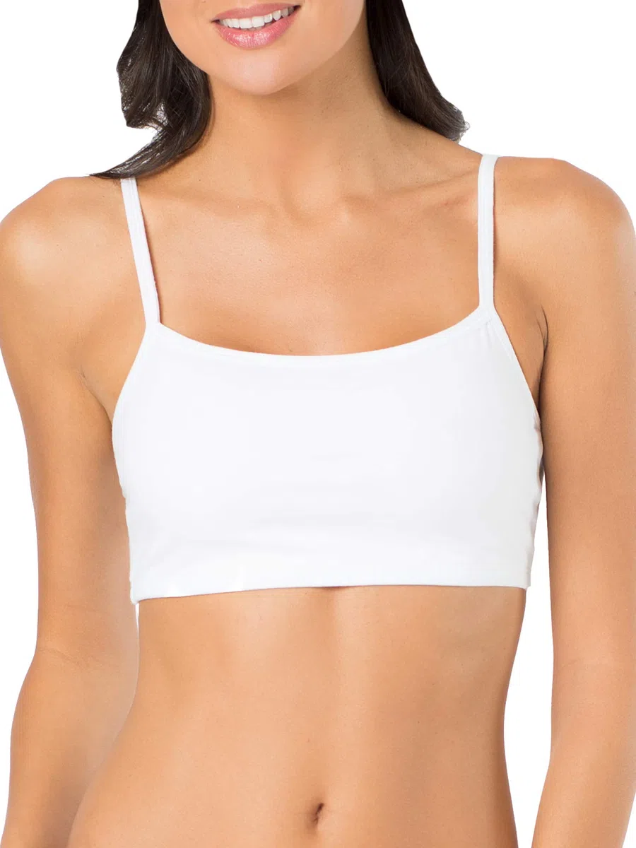 Fruit of The Loom Built-up Sports Bra 3 Pack Soutien-Gorge de Sport Femme (Lot de 3)