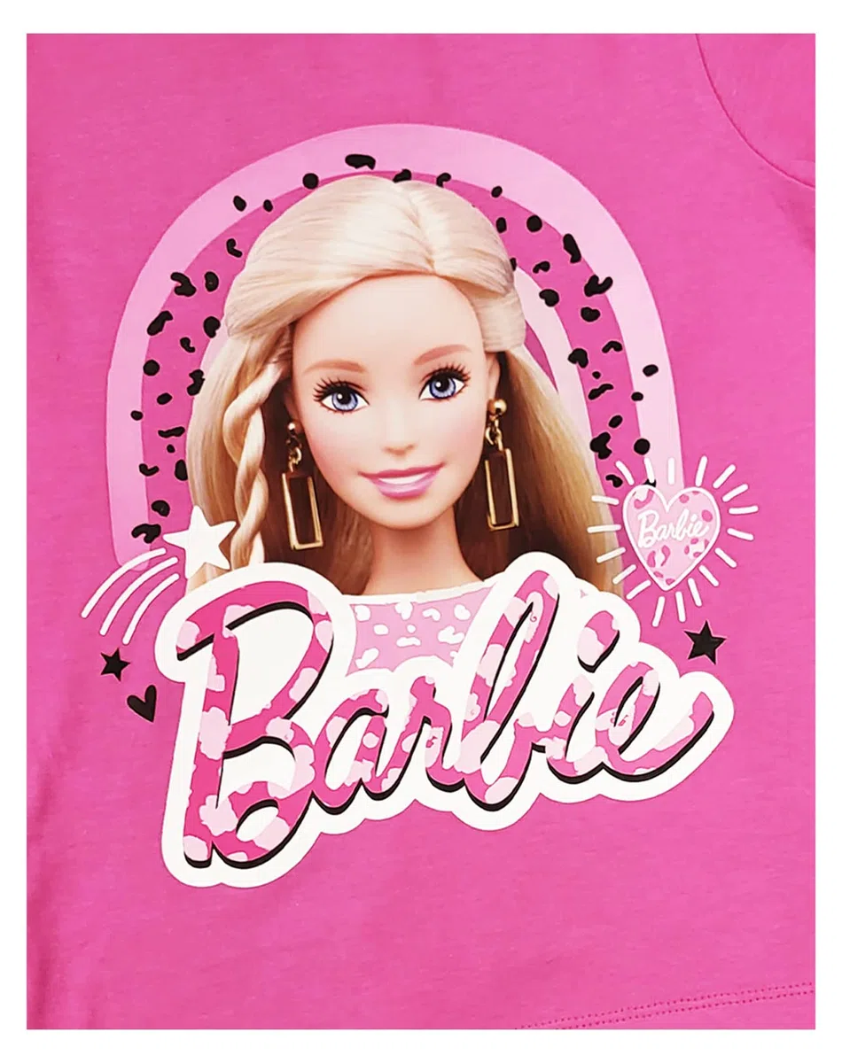 Barbie Pyjama Court pour Fille (Barbie – Shorty, 5-6 Ans)