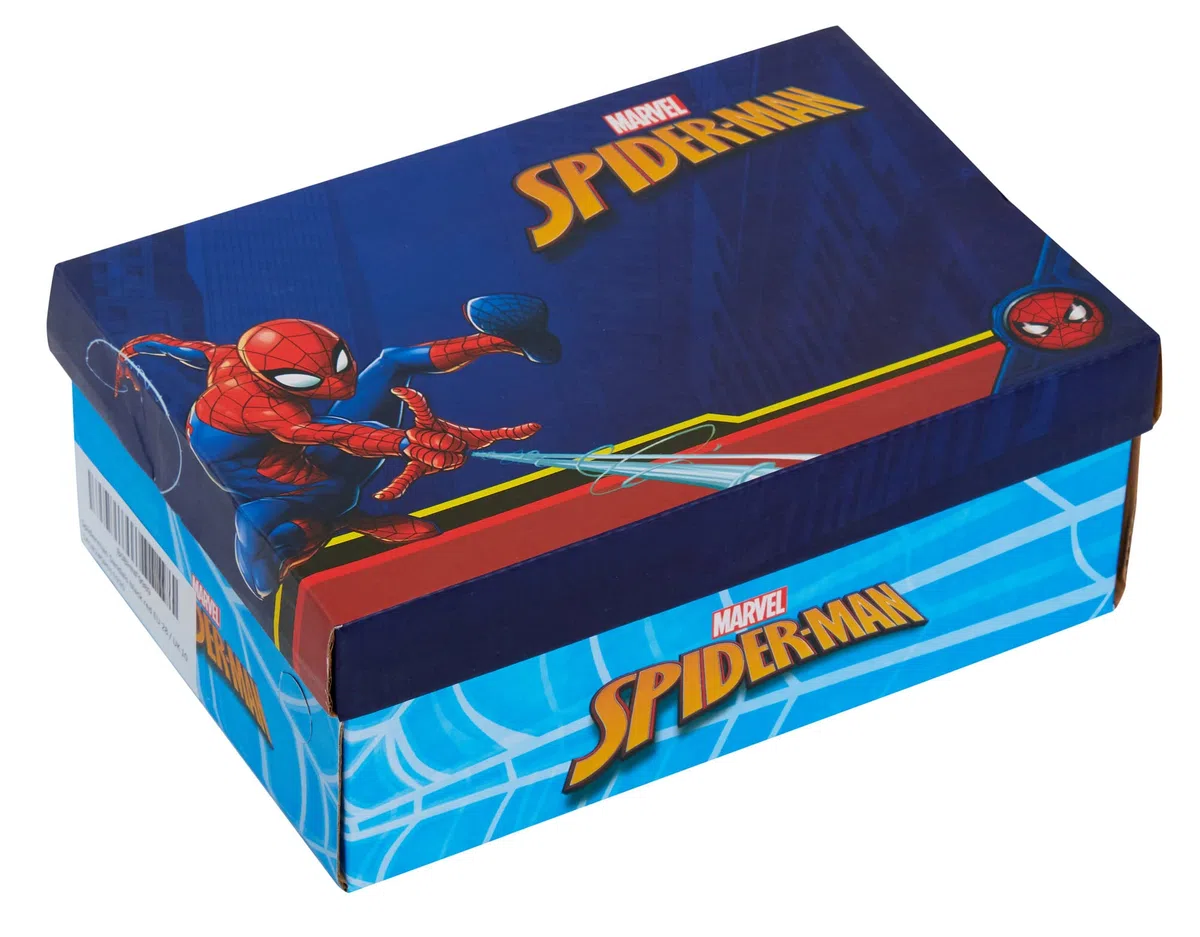 Marvel Sandales de Sport Spiderman pour Enfants, Bout fermé, Chaussures de Marche avec Fermeture Facile et Sangles réglables