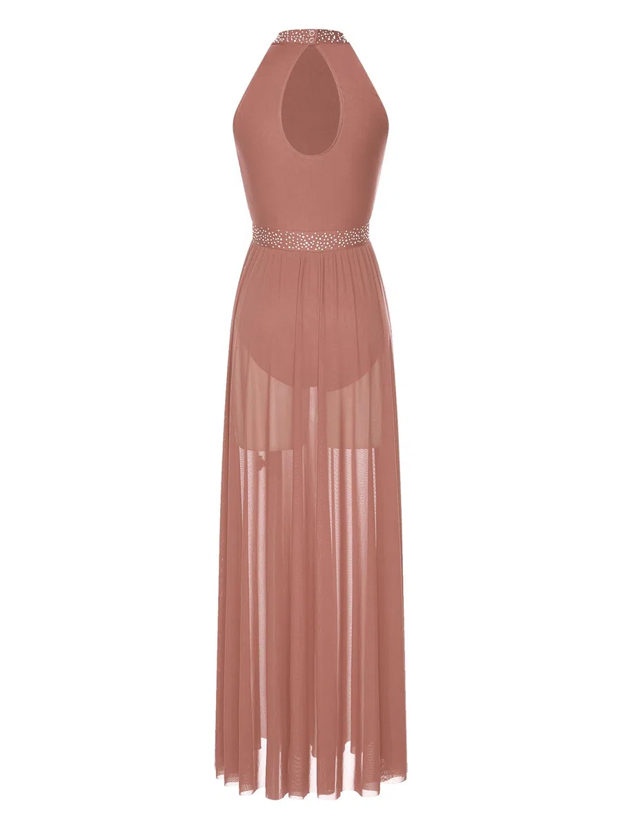 Robe de Danse Contemporaine Femme Justaucorps Danse Classique Tango Robe Danses Lyrique Latine Dancewear S-XL