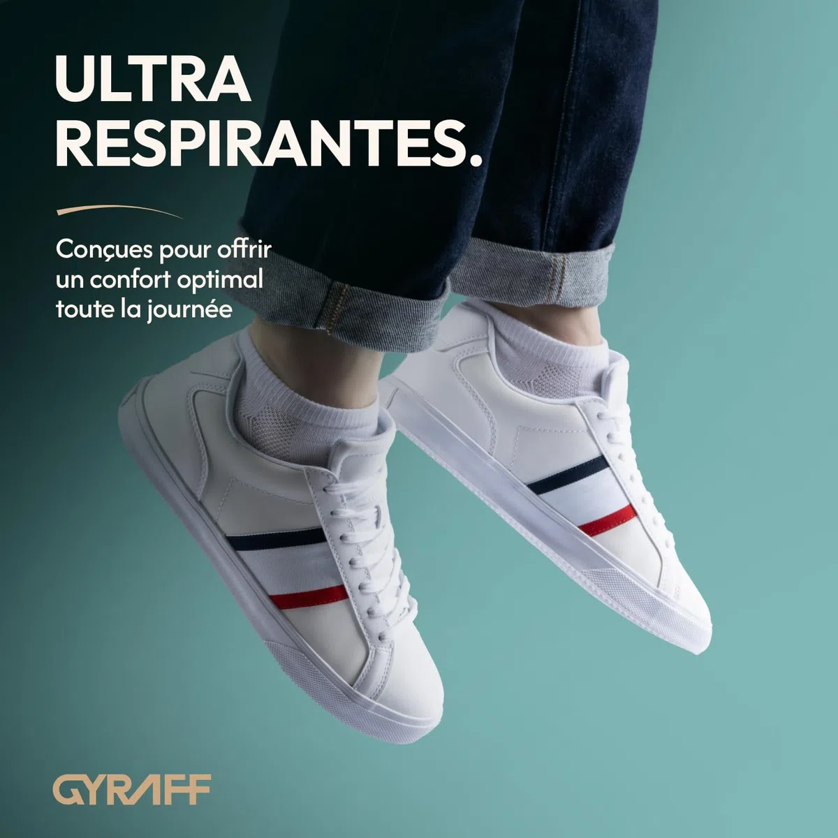 Socquettes de luxe en coton égyptien, Lot de 6, Marque française, Chaussettes Basses antidérapantes, Anti transpiration, renforcées, douces, fines, Homme Femme, Blanches Noires, 35-38, 39-42, 43-46