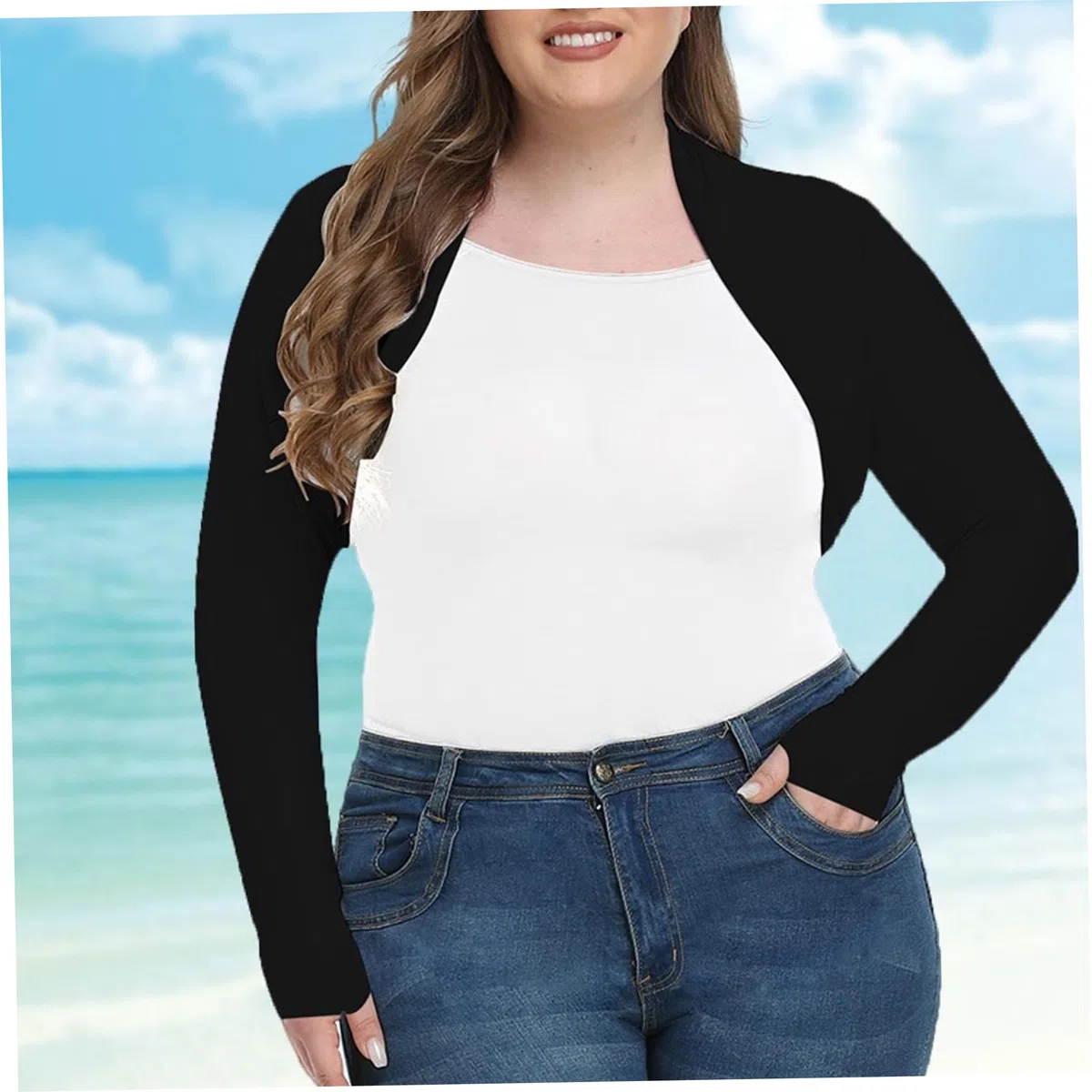 Manchons de bras de taille, 2 pièces, manchons bras châle respirants, housses Protection solaire à haute élasticité et à séchage rapide pour femmes