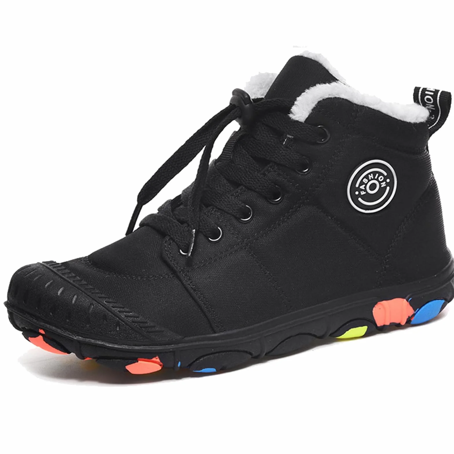 Chaussures pieds nus pour enfants - Imperméables - Chaussures pieds nus - Chaussures d'hiver pour enfants - Chaussures de randonnée légères et antidérapantes en caoutchouc