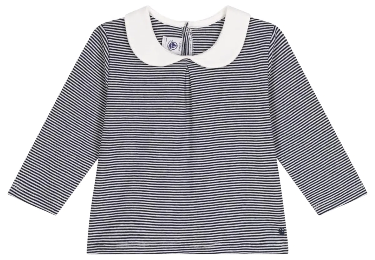 Petit Bateau Blouse Manches Longues Bébé Fille