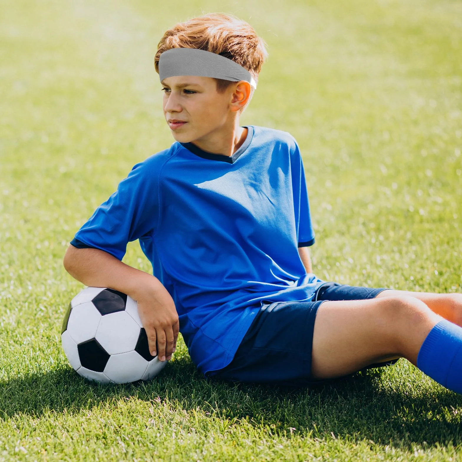 cobee Lot de 3 bandeaux élastiques respirants pour enfants - Pour football, basket-ball, course à pied, tennis