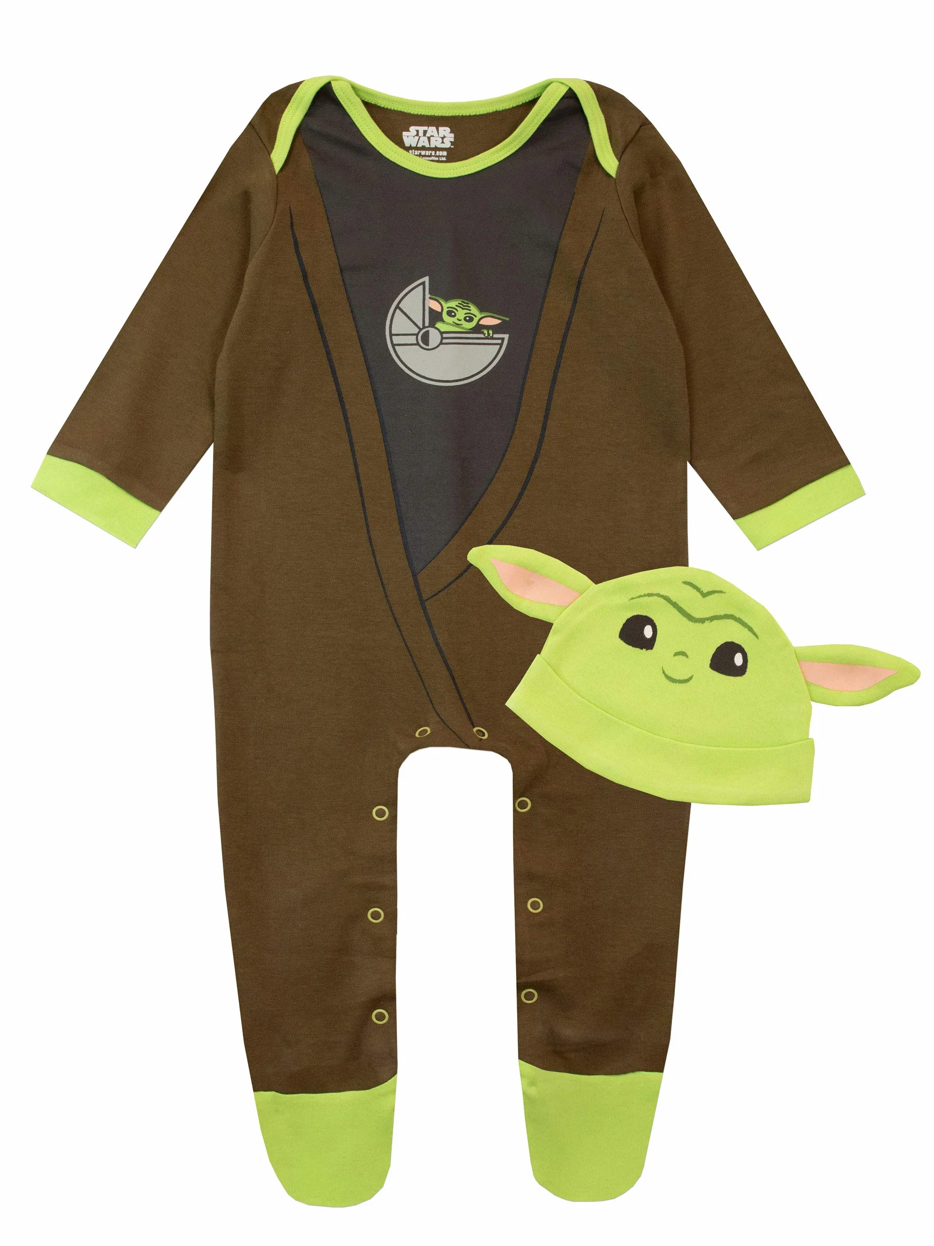 Star Wars Dors Bien et Chapeau Ensemble Bébé Garçon The Mandalorian Baby Yoda