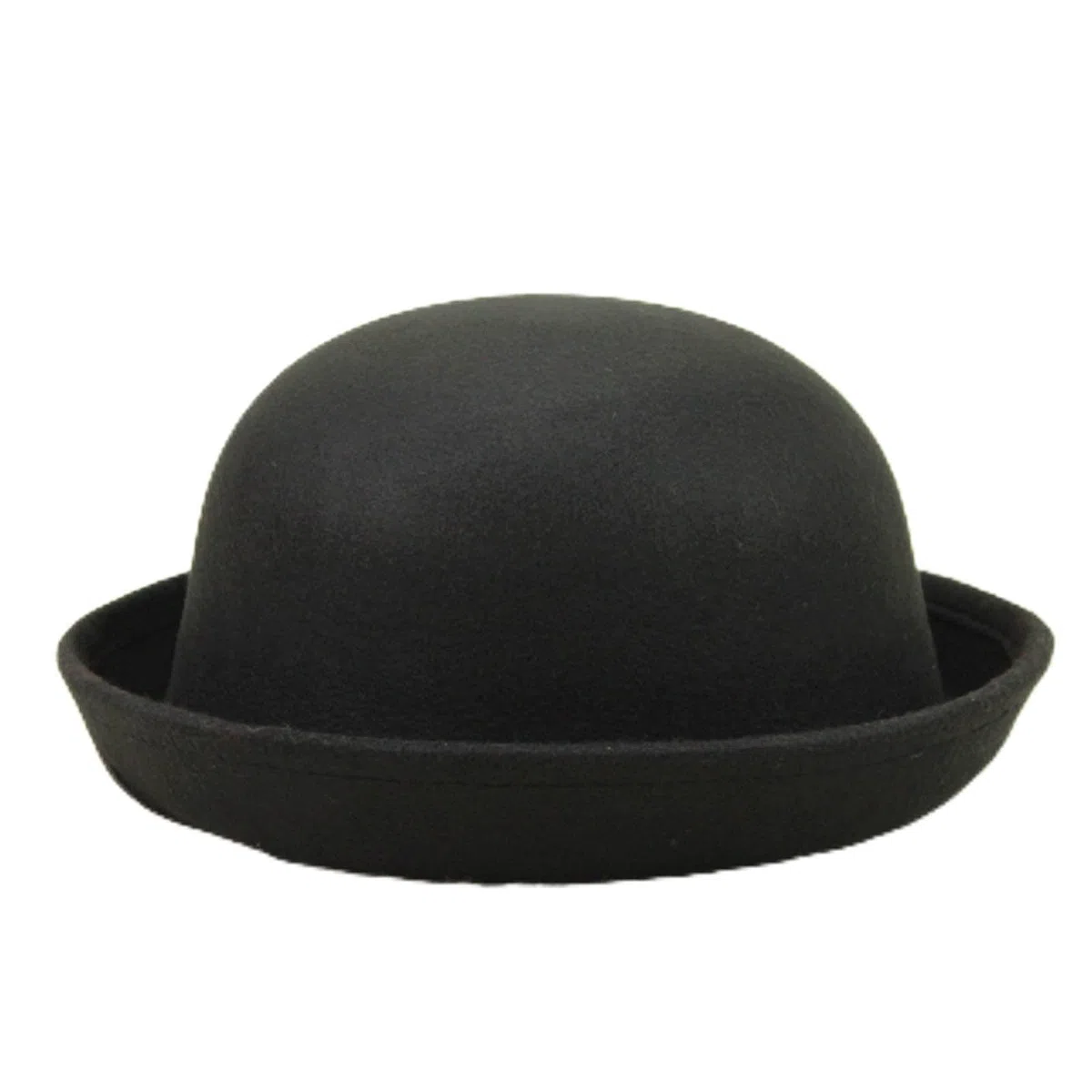 Bucket Hats Élégant Adults Solide Chapeau Retroussé Bord Panama Melon Chapeau Seau Homme Femme Classique Lin Rond Melon Accessoire Mode