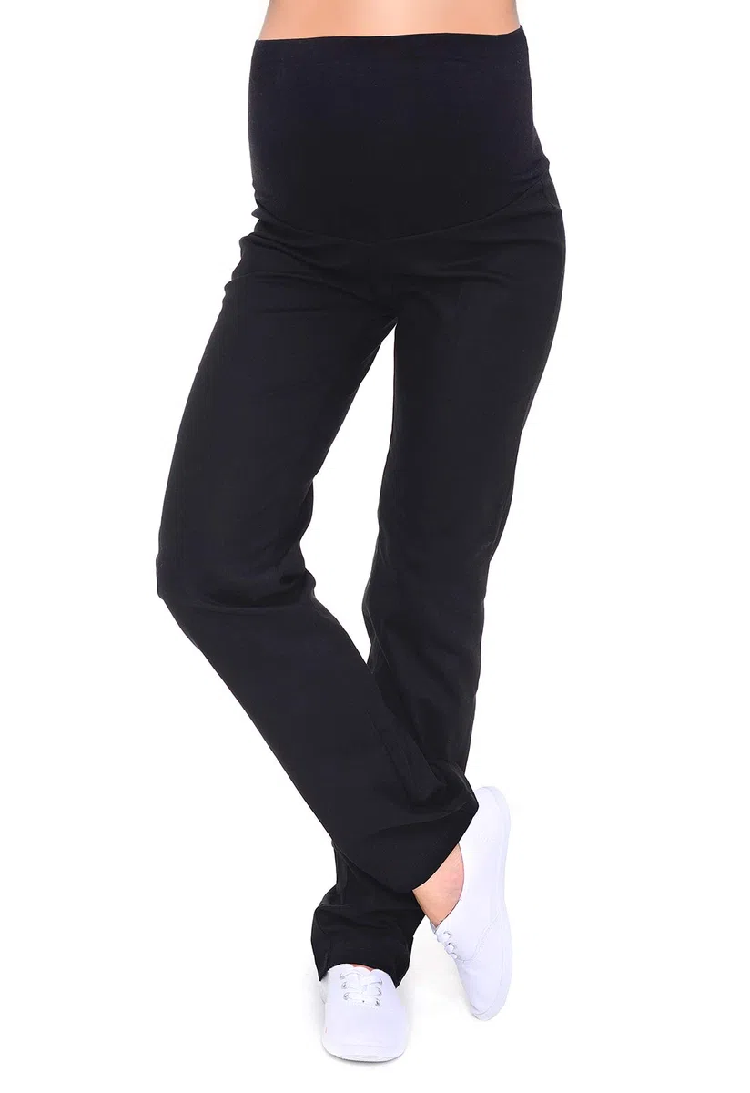 Mija - Pantalon de maternité/Jeans Classique Coupe Droite Denim Over Bump 3014