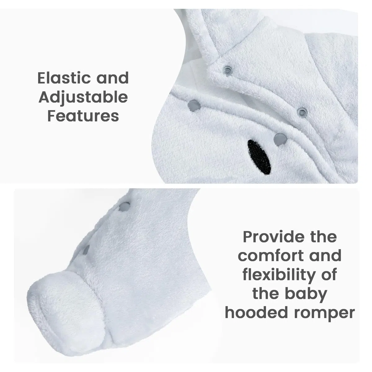 Combinaison d'hiver pour bébé avec capuche Combinaison de neige pour bébé Barboteuse d'hiver en flanelle Barboteuse Combinaison de jeu avec pieds Combinaison à motifs de dessins animés Vêtements pour