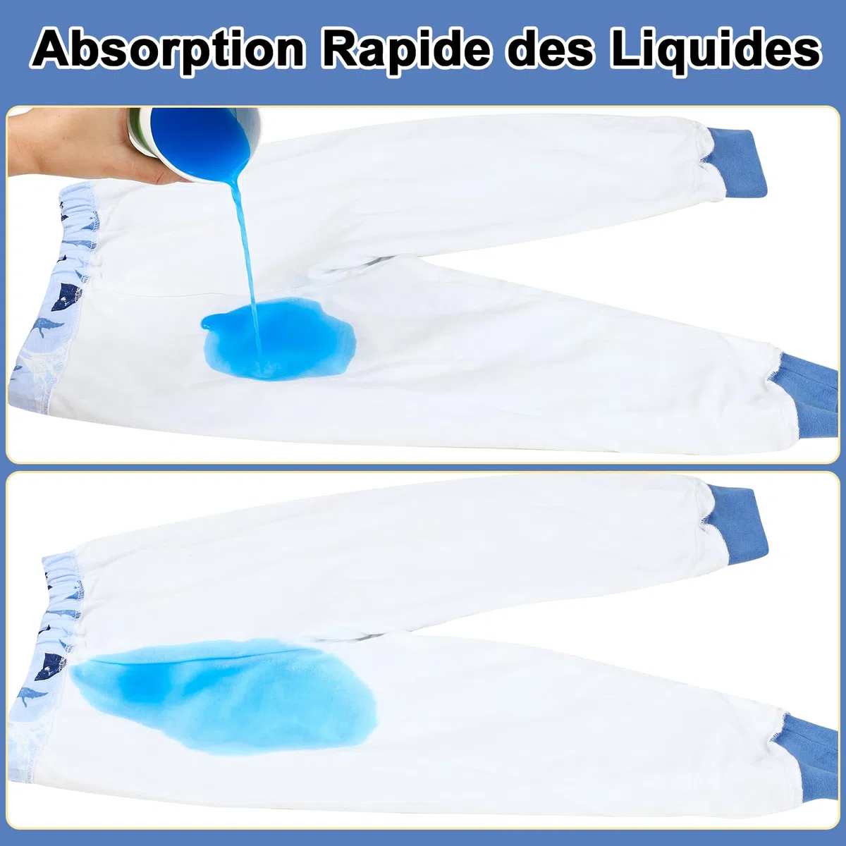 FLYISH DIRECT Culotte Apprentissage Propreté Garcon 2 Packs, Culotte de nuit Enfant Lavable, Jupe de Couche Imperméable Coton, Anti-fuite Jupe Apprentissage Propreté 5-7 ans, Train Pterosaur, L