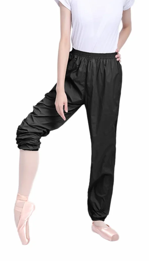 Pantalon de Danse Pantalon d'échauffement de Ballet Pantalon d'entraînement en Vrac Mince Pantalon Ripstop Pantalon de Gymnastique léger