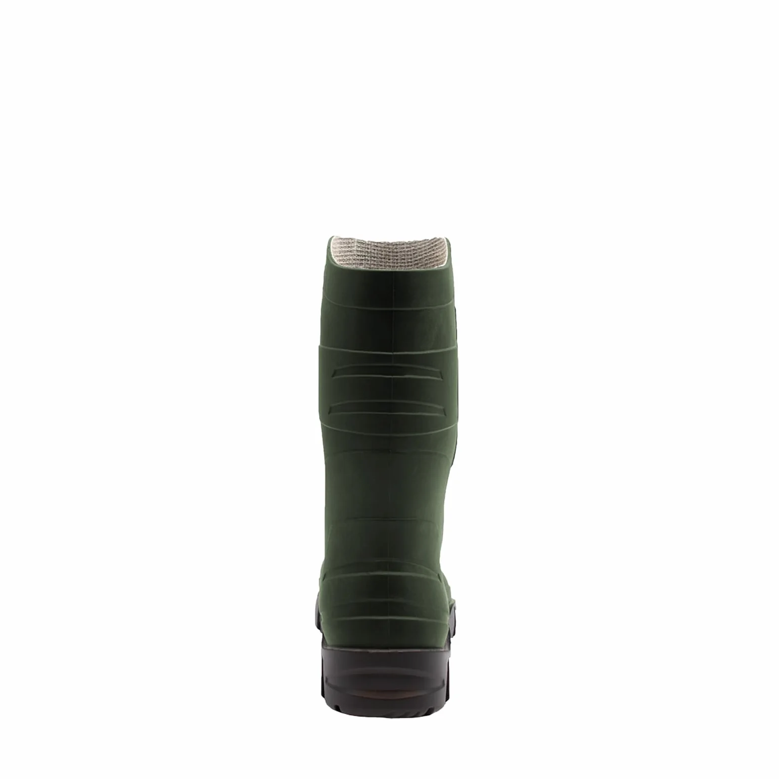 DUNLOP Dee – Bottes de pluie pour hommes et femmes - Bottes en caoutchouc - imperméables - court - Bout souple – PVC - Léger - Pêche – Vert – Pointures 37 à 47