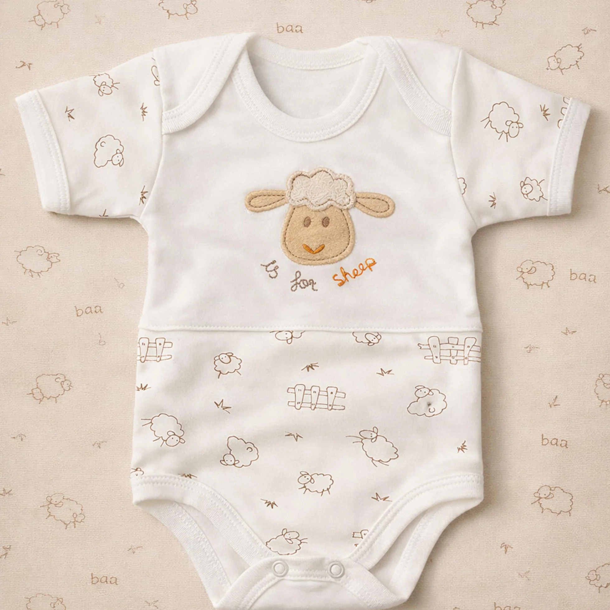 Blue Eyes Coffret Naissance Bébé 6 Pièces en Coton 100%, Ensemble Cadeau Nouveau-Né 0-4 Mois, Vêtements Bébé avec Broderie