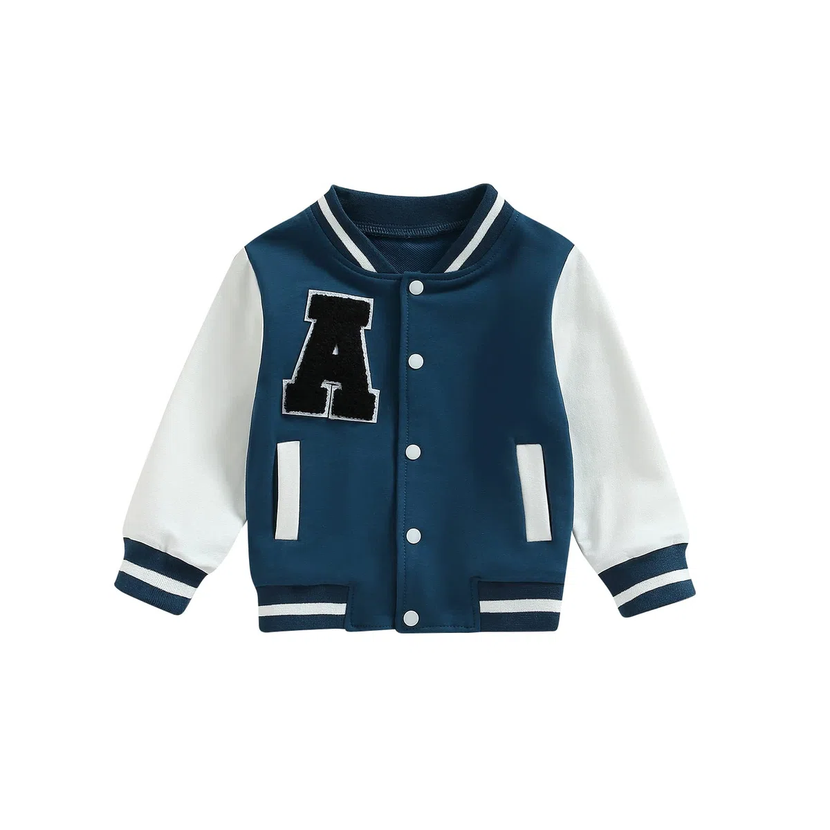 Veste de baseball à manches longues pour tout-petits garçons, manteaux décontractés pour petits garçons, vestes d'automne et d'hiver avec poche