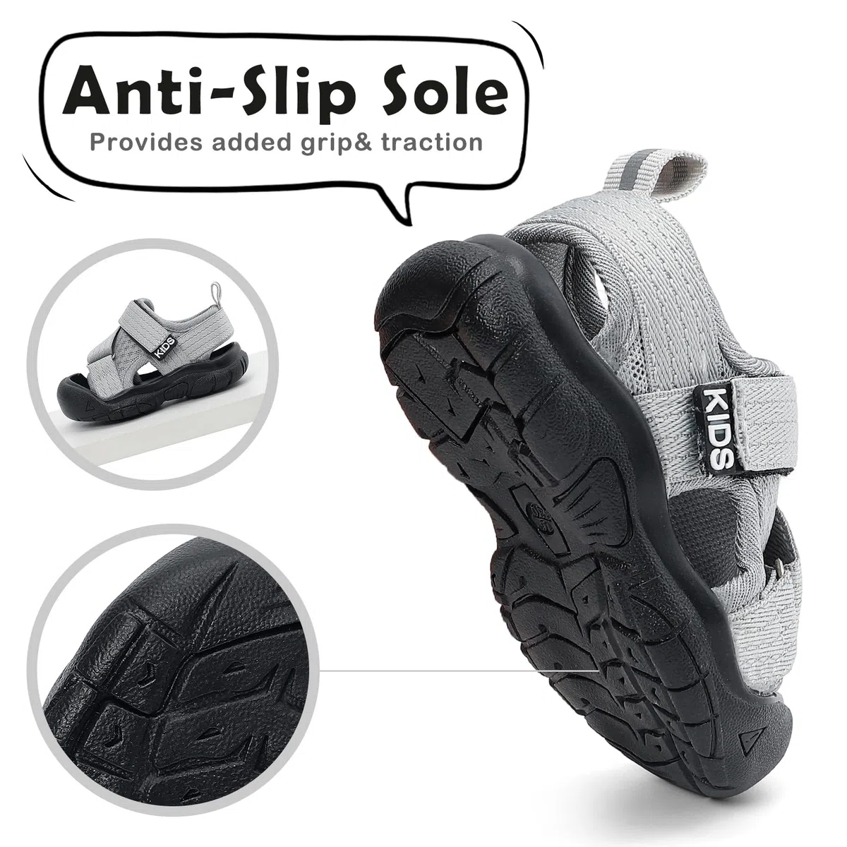 Chaussures Bébé Été Sandales de Sport Garçon Baskets Running Confort Enfants avec Semelle Caoutchouc Antidérapant