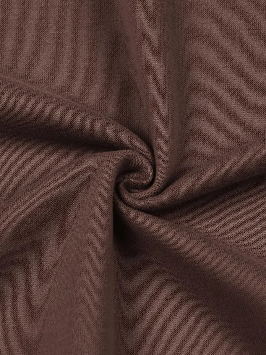 REORIA Survêtement pour femme, manches courtes, col rond, couleur unie, 2 pièces, tenue de maison, tenue de jogging, ensemble de survêtement