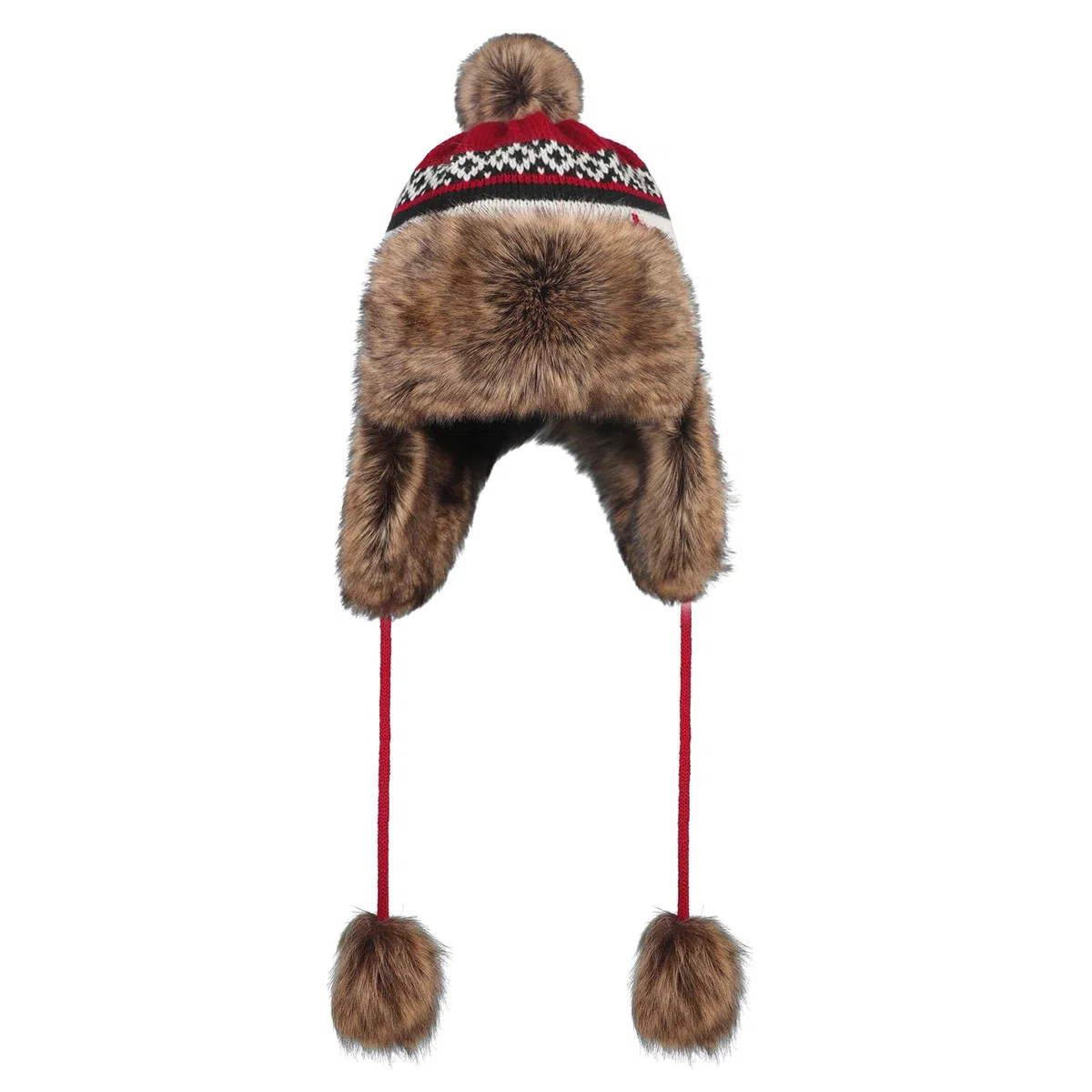 OhMill Chapka en Fausse Fourrure Chapka Suède Chapeau de Trappeur Chapeau de Chasse Russe Chaud Bonnet Tricoté avec Cache-Oreilles Anti-Vent pour Extérieur d’Hiver