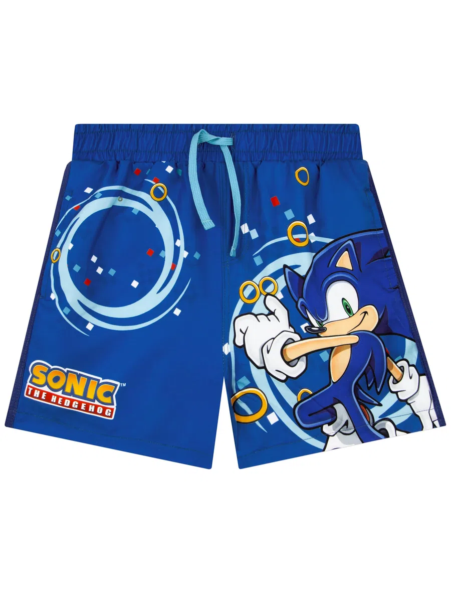 Sonic The Hedgehog Maillot De Bain Piscine, Maillot De Bain Garcon, Shorts De Piscine Sonic
