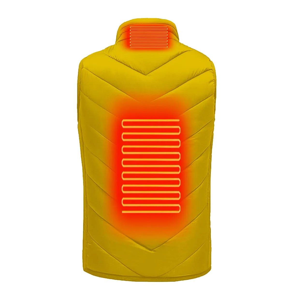 Générique Gilet Chauffant Pour Enfants Garçons Filles Vêtements Chauffants Imprimé Amour Mode Manteau Hiver 2 Zone Usb Intelligent Thermostatique Électrique Veste Chauffante Doudoune Enfants
