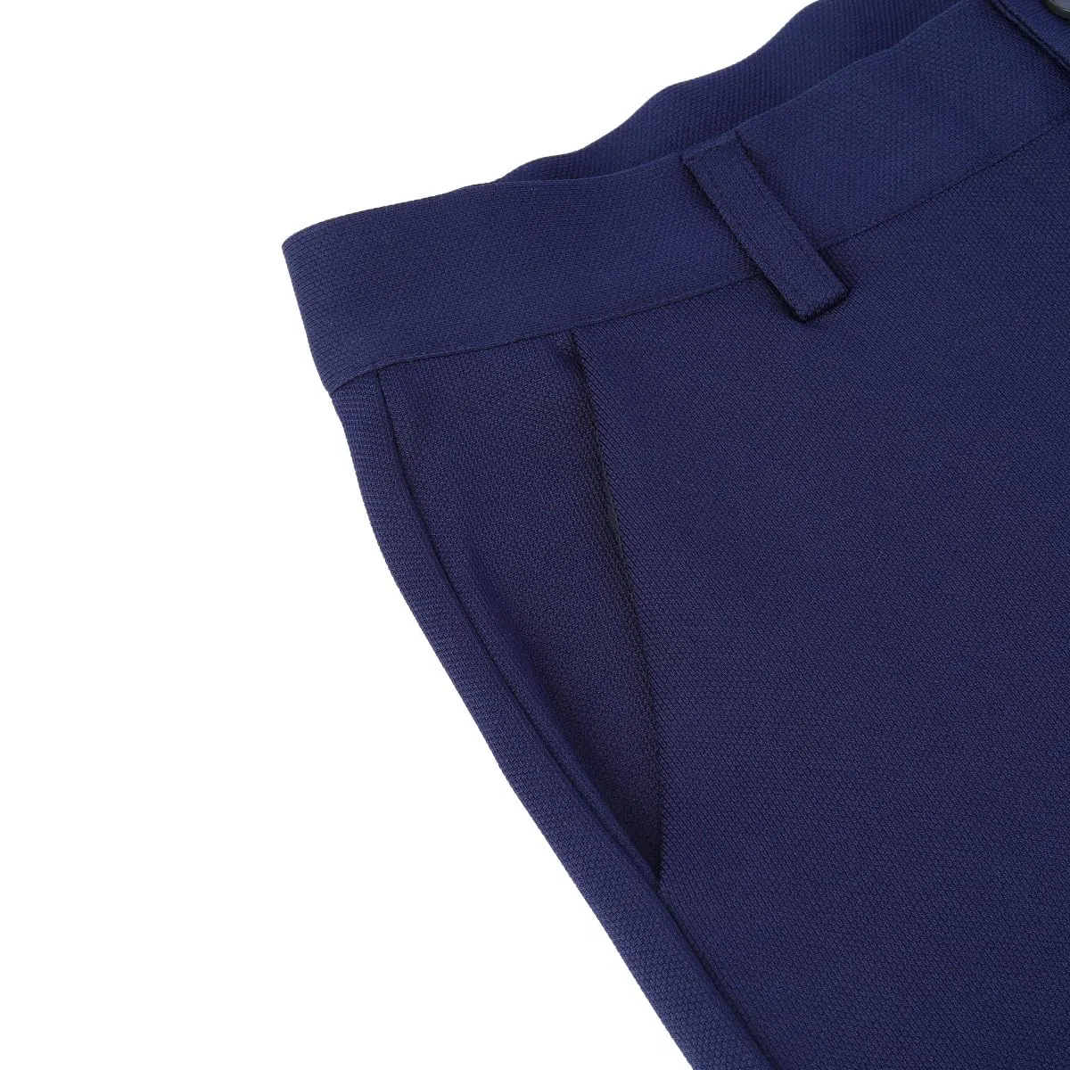 Allthemen Pantalon de Costume Homme Stretch Couleur Unie Pantalon Slim Fit Droit pour Business