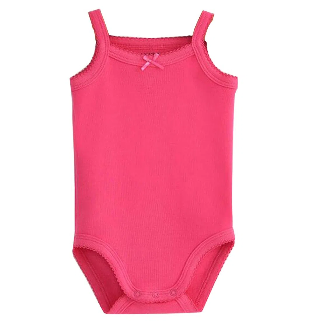Lot de 4 grenouillères sans manches en coton unisexe pour bébé