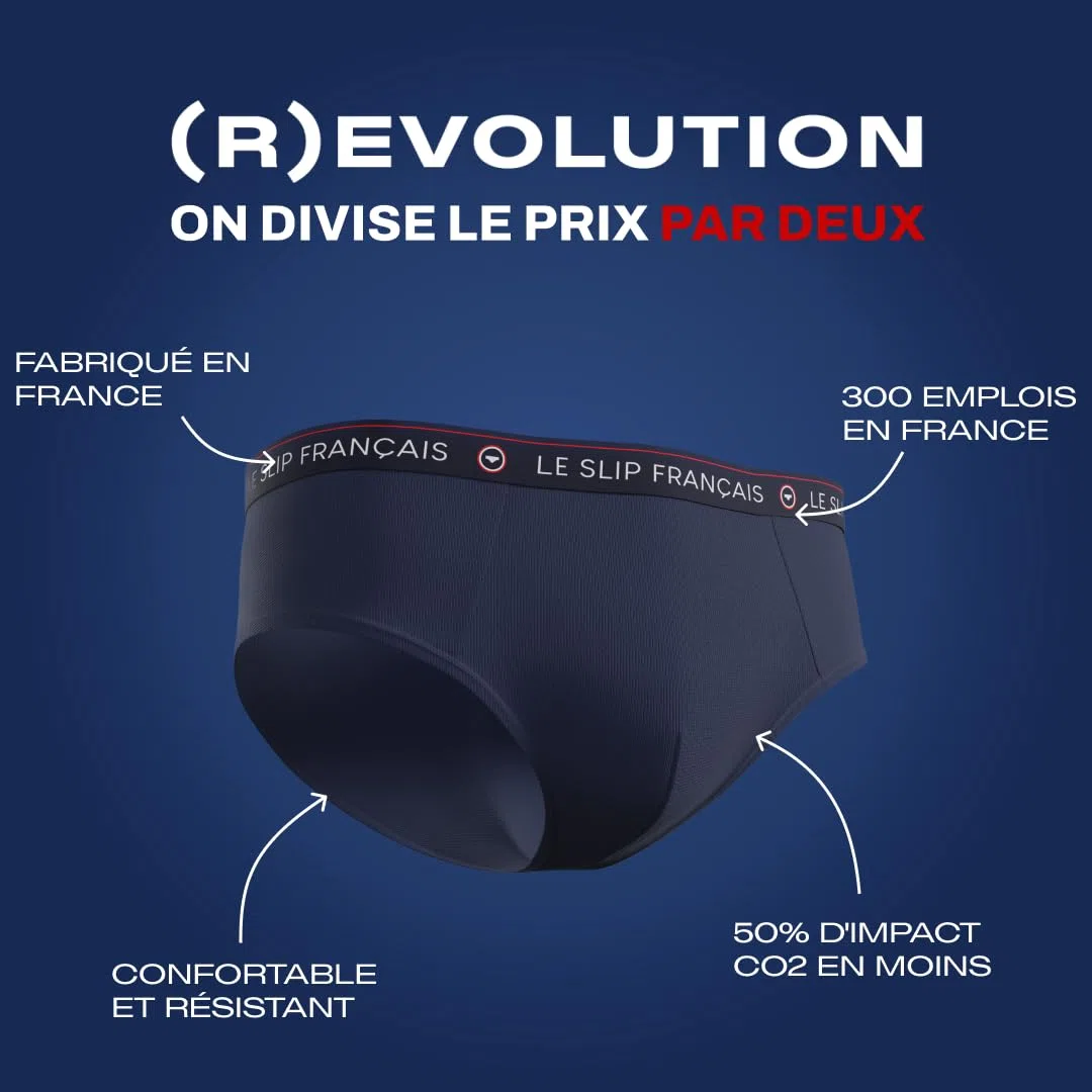 Le Slip Français Intrepide sous-vêtement Homme (Lot de 1)