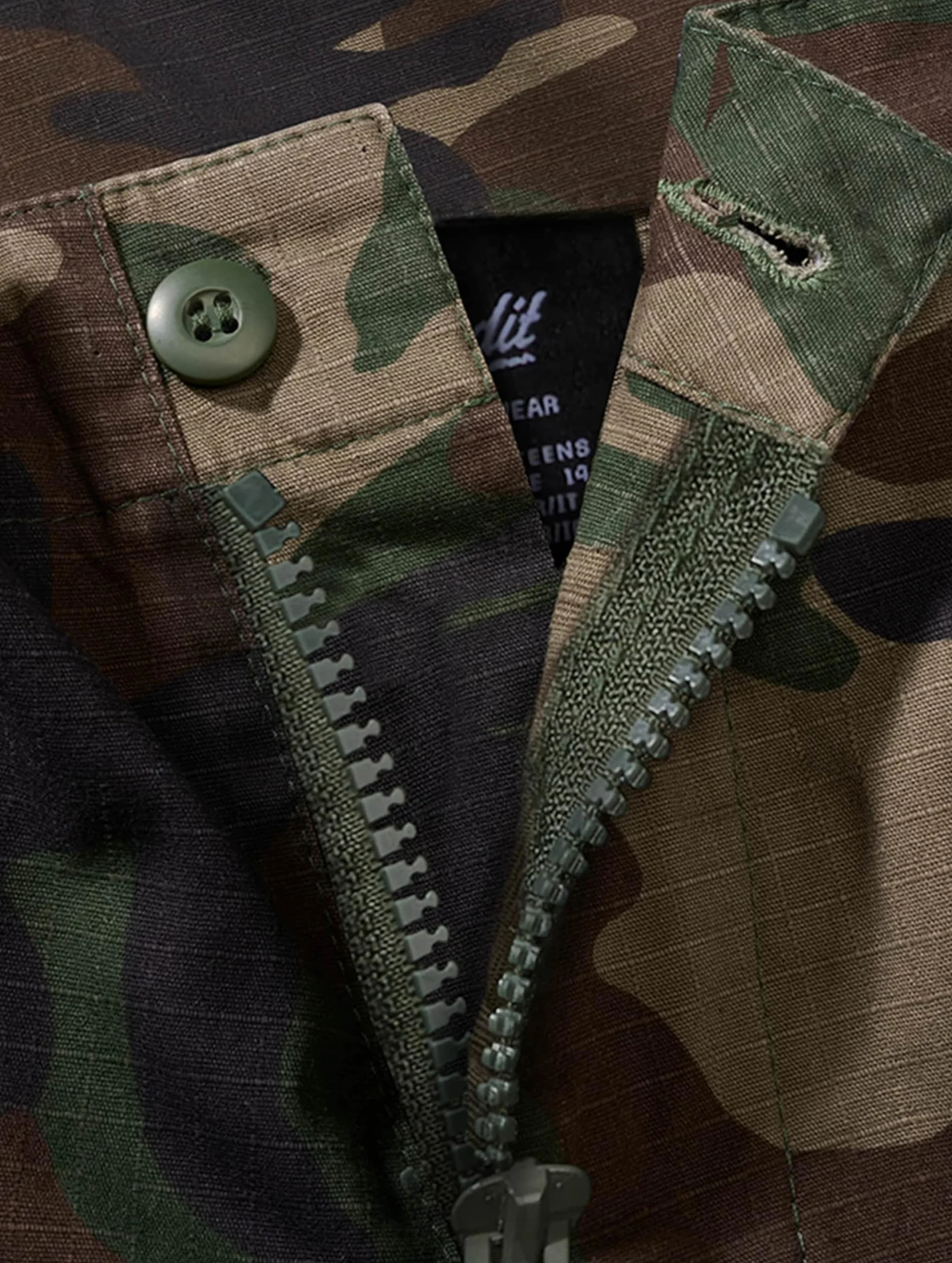 Brandit Short Indéchirable BDU Enfant Homme Short Camouflage Sombre
