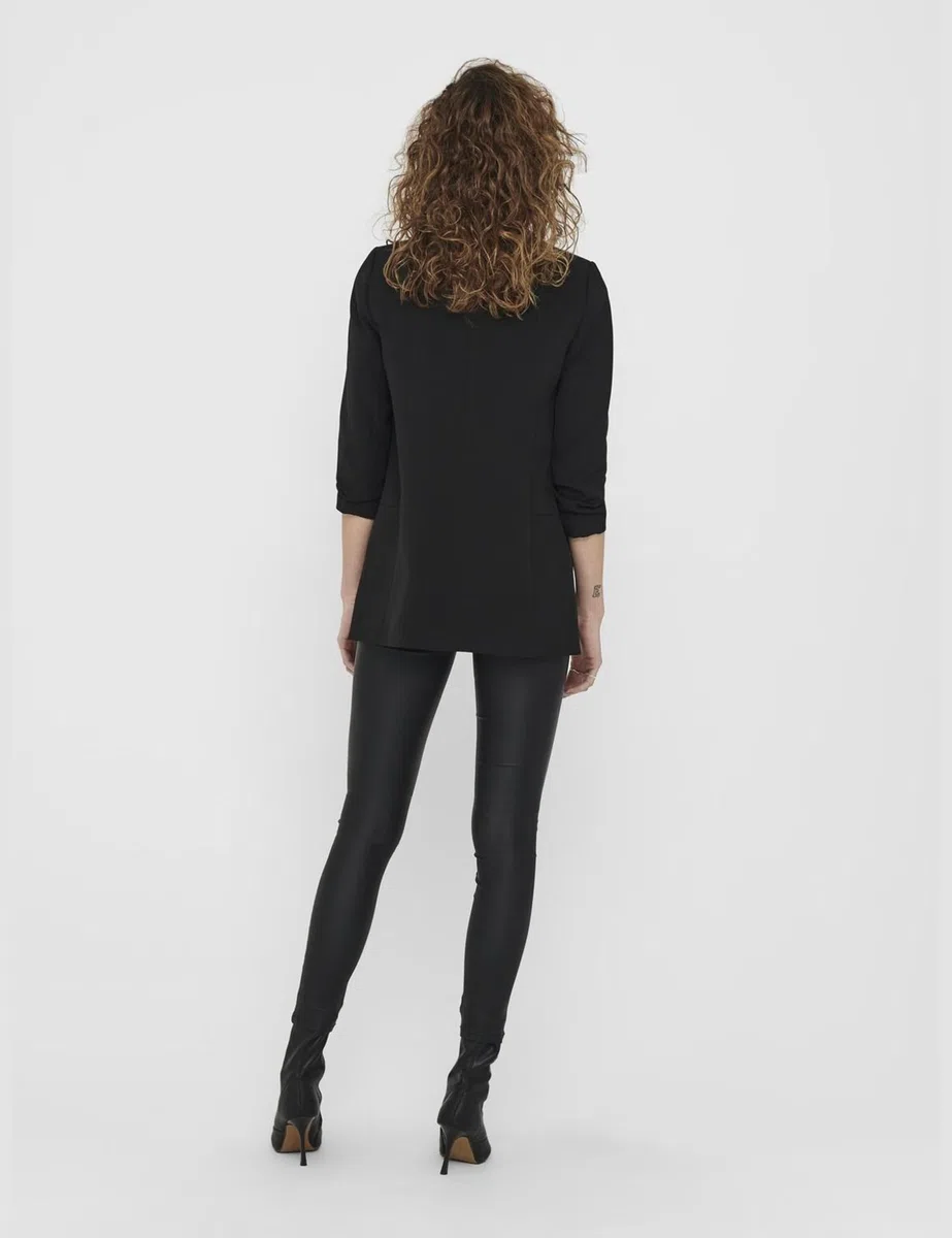 Only Femme Onlelly 3/4 Life Tlr Noos Blazer, Noir, 40 EU