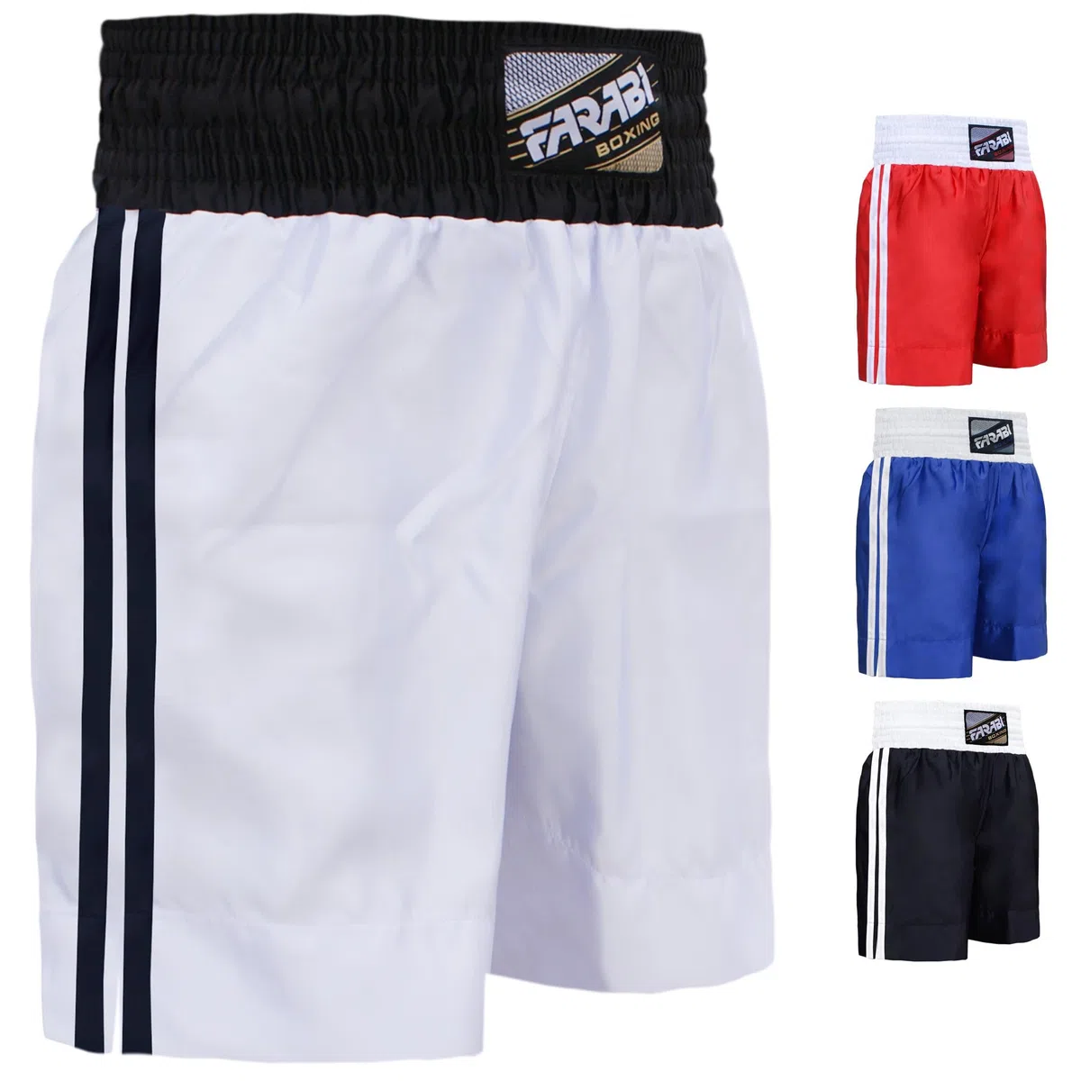 Farabi Sports Pro Short de Boxe pour entraînement de Boxe Punching Sparring Fitness Gym MMA Muay Thai Short Boxe