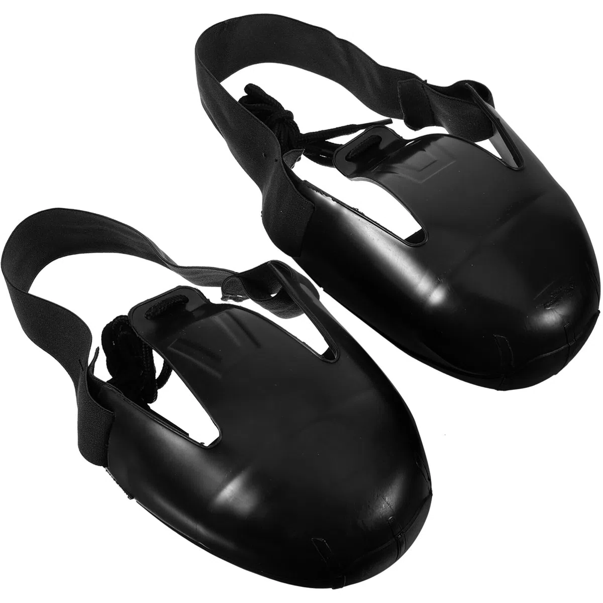 Angoily Embouts en acier pour chaussures, 1 paire de couvre-chaussures avec embout en acier anti-smashing, protection des visiteurs, antidérapantes, pour chaussures avec embout en acier 36-46
