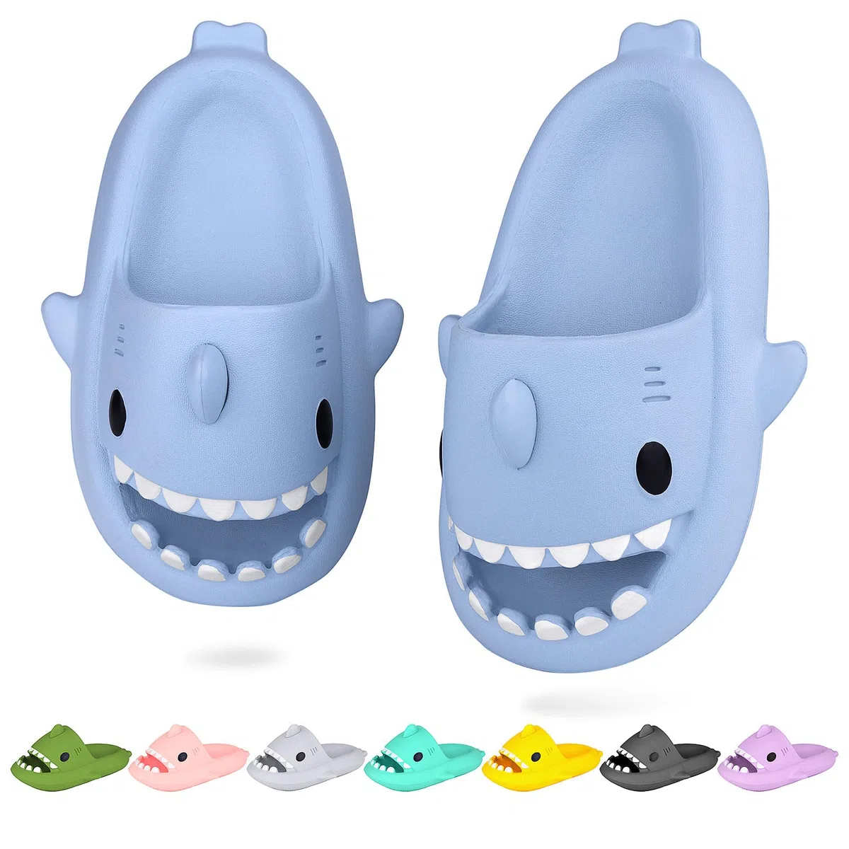 Chaussons requins pour enfants Chaussons d'été pour garçons et filles Sandales de plage et de douche antidérapantes Chaussures de piscine à tongs