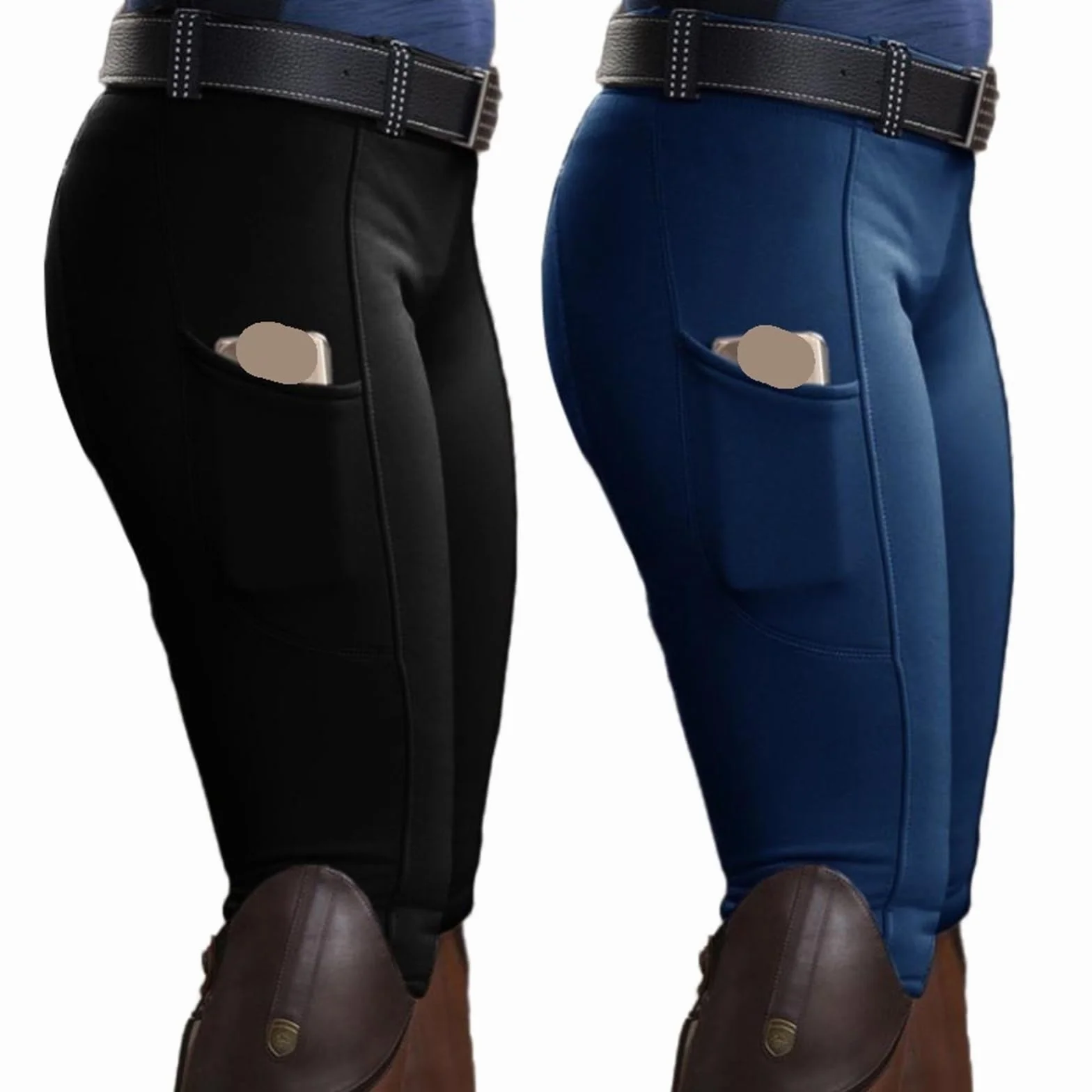 Pantalons d'équitation for Femmes et Hommes, Pantalons Taille Haute, Culottes élastiques