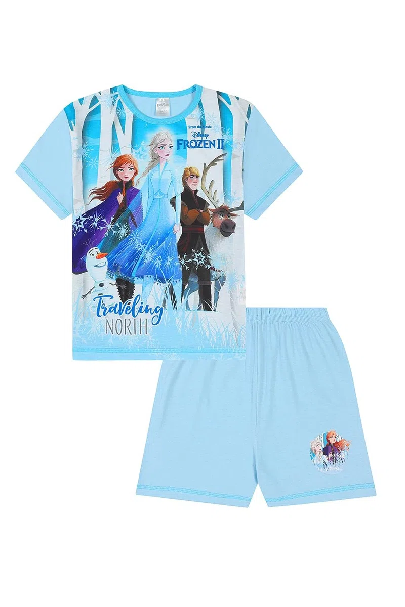 Disney Pyjama Fille, Pyjama Short Fille, Pyjama Stitch Princesses Belle Ariel Cendrillon Elsa Moana Jasmine Raiponce Simba Roi Lion Minnie Enfant 2-14 Ans
