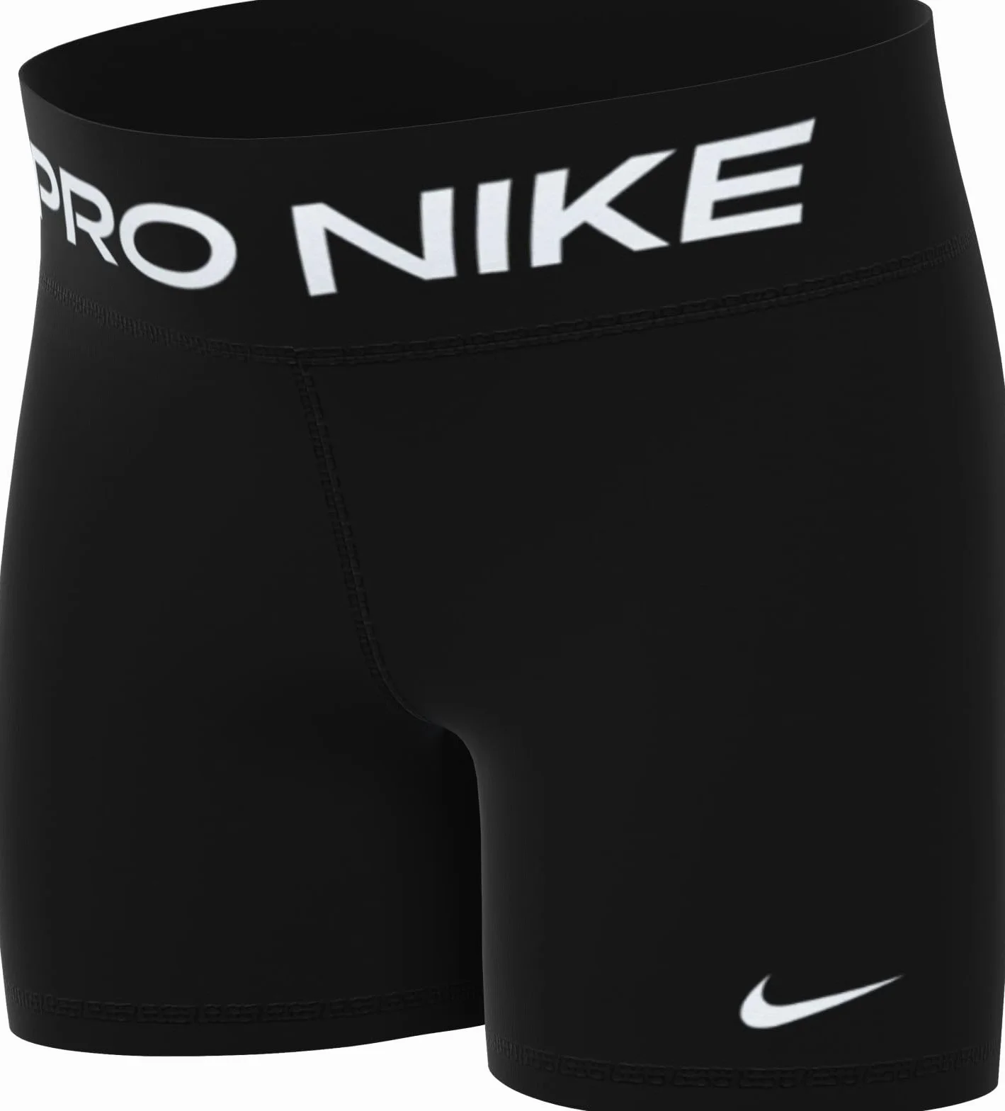 Nike Nike Pro Big Kids (Mädchen) Dri-fit 12,7 Cm Shorts (Erweiterte Größe) - Short (Environ 10 cm) pour Les Enfants Plus âgés (Taille étendue) - Young Athletes - Fille