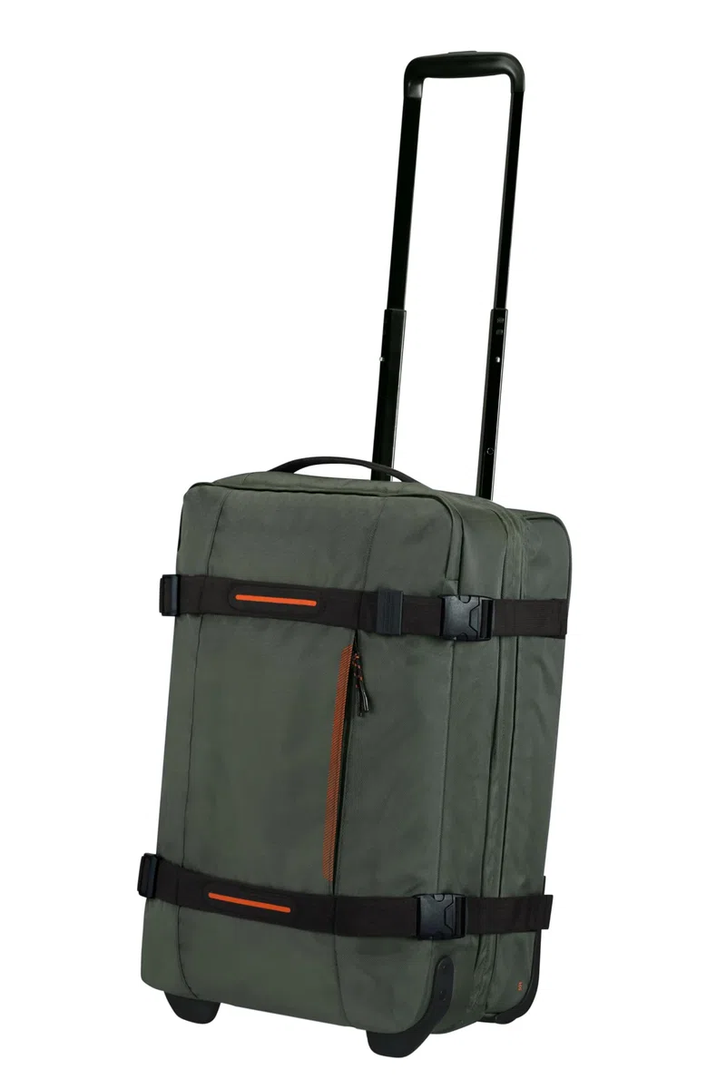 American Tourister Urban Track, Sac de Voyage à 2 Roues, 55 cm, 55 L, Vert (Dark Khaki)