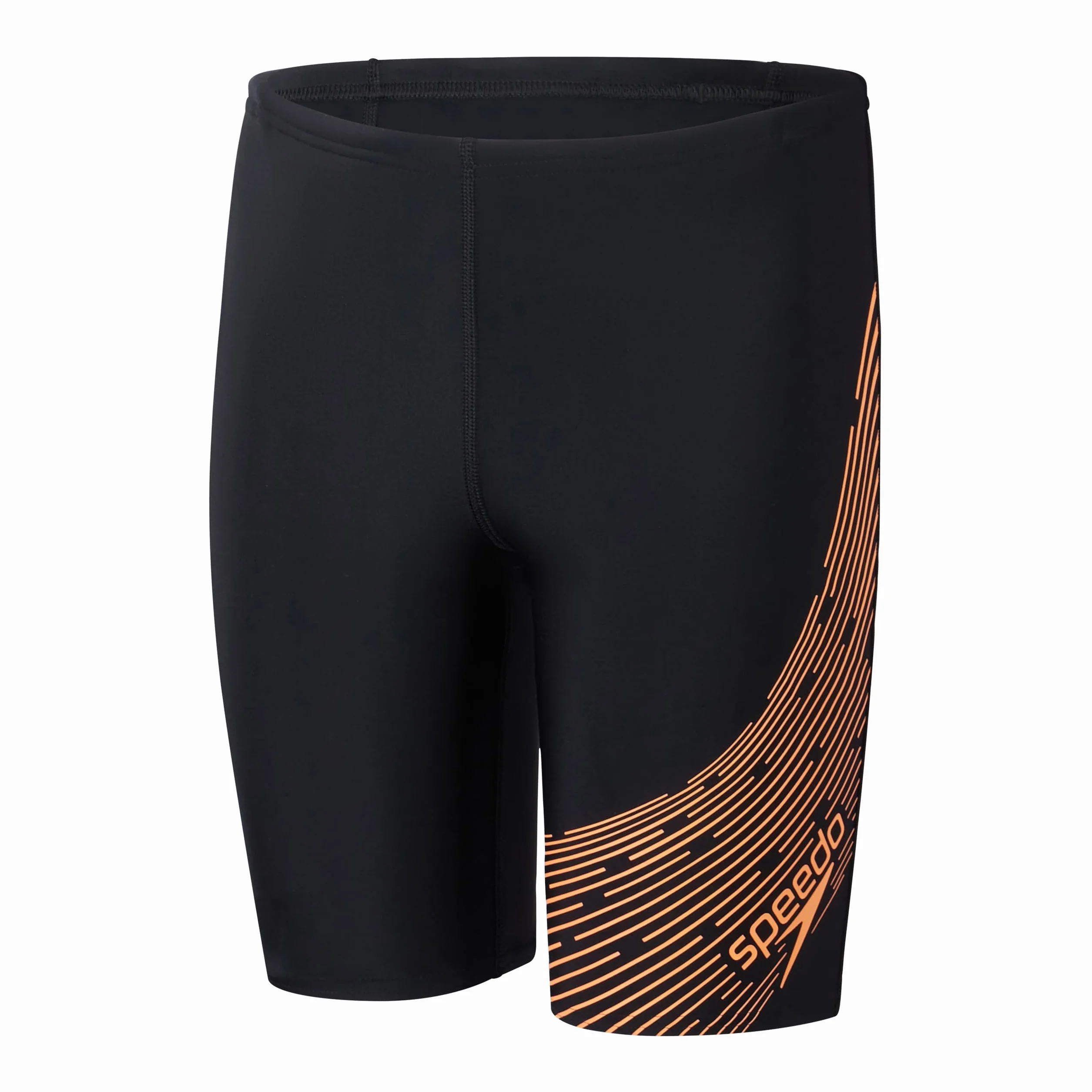 Speedo Maillot de bain pour garçon avec logo Medley Noir/orange