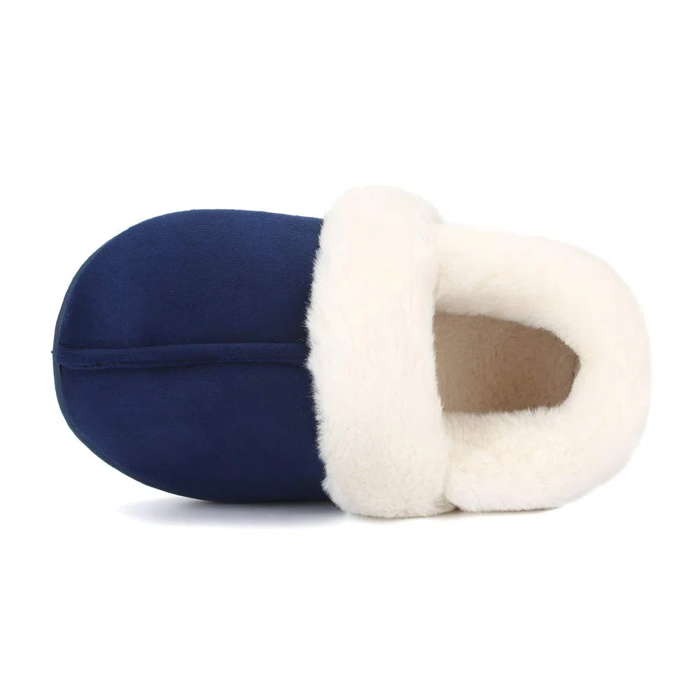 LACOFIA Pantoufles Hiver pour Garçons Filles Chausson de Mousse de Mémoire d'enfants Chaussures de Maison Chaudes Antidérapant